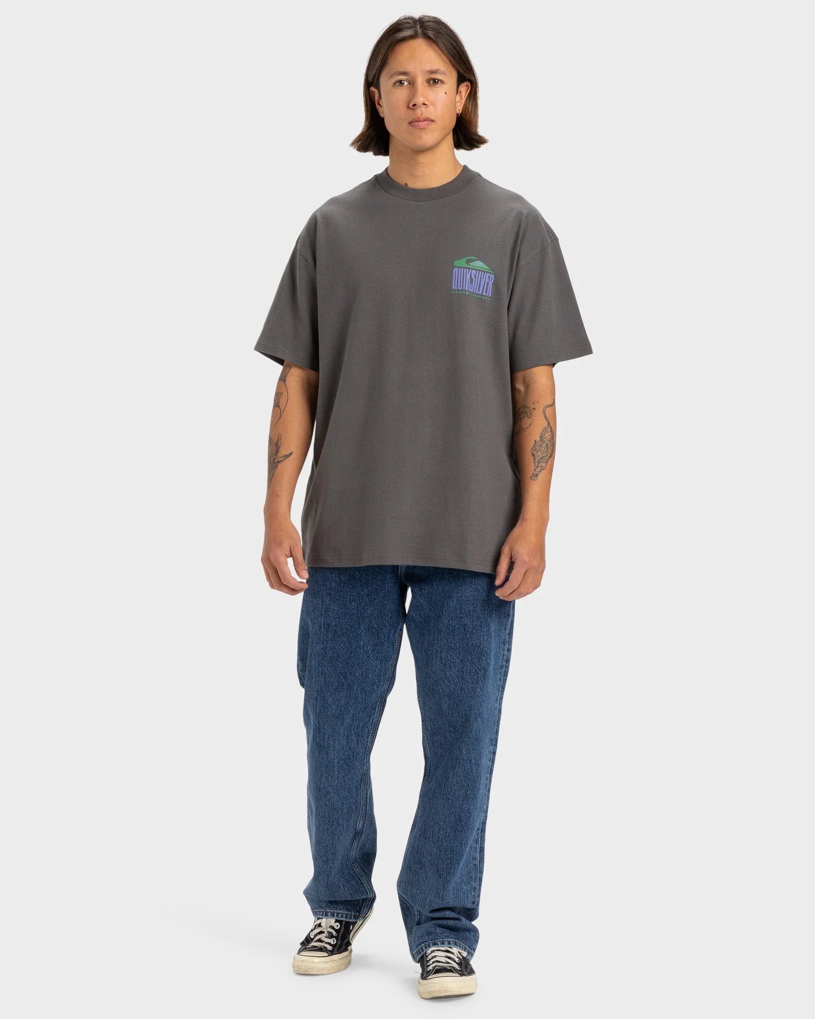 Mens Quiksilver World Force T-Shirt