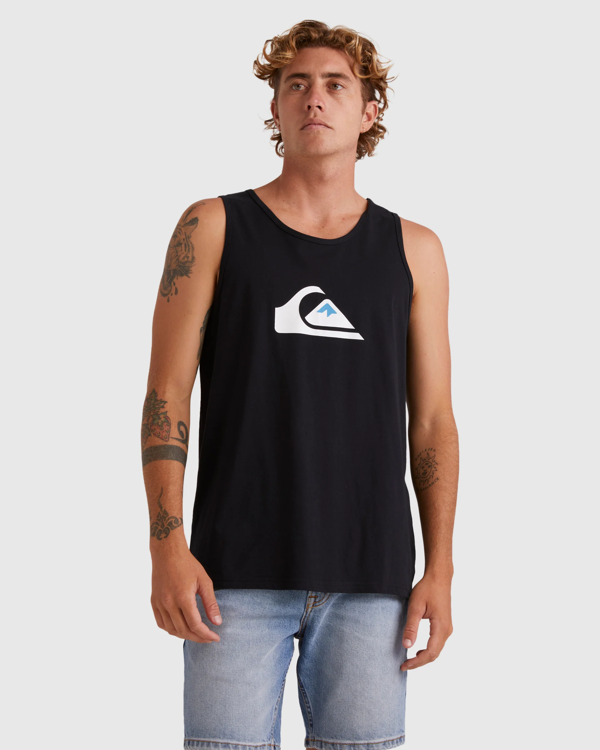 Mens Comp Logo Muscle Vest Top