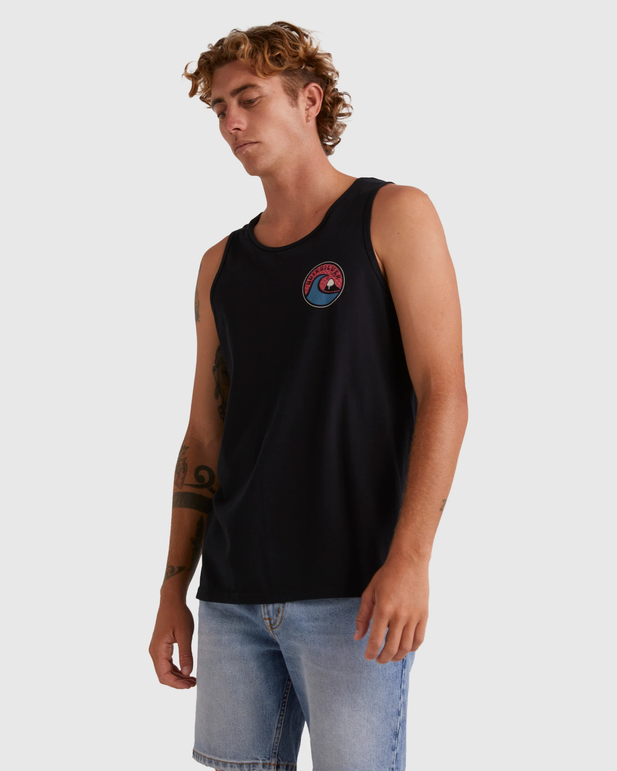 Mens Feeling The Vibe Muscle Vest Top