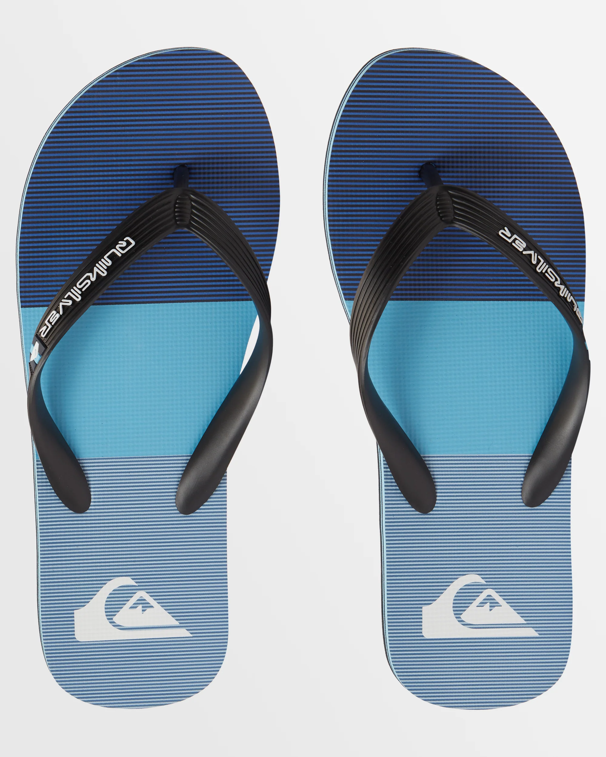 Mens Molokai Stripe Beach Flip-Flops