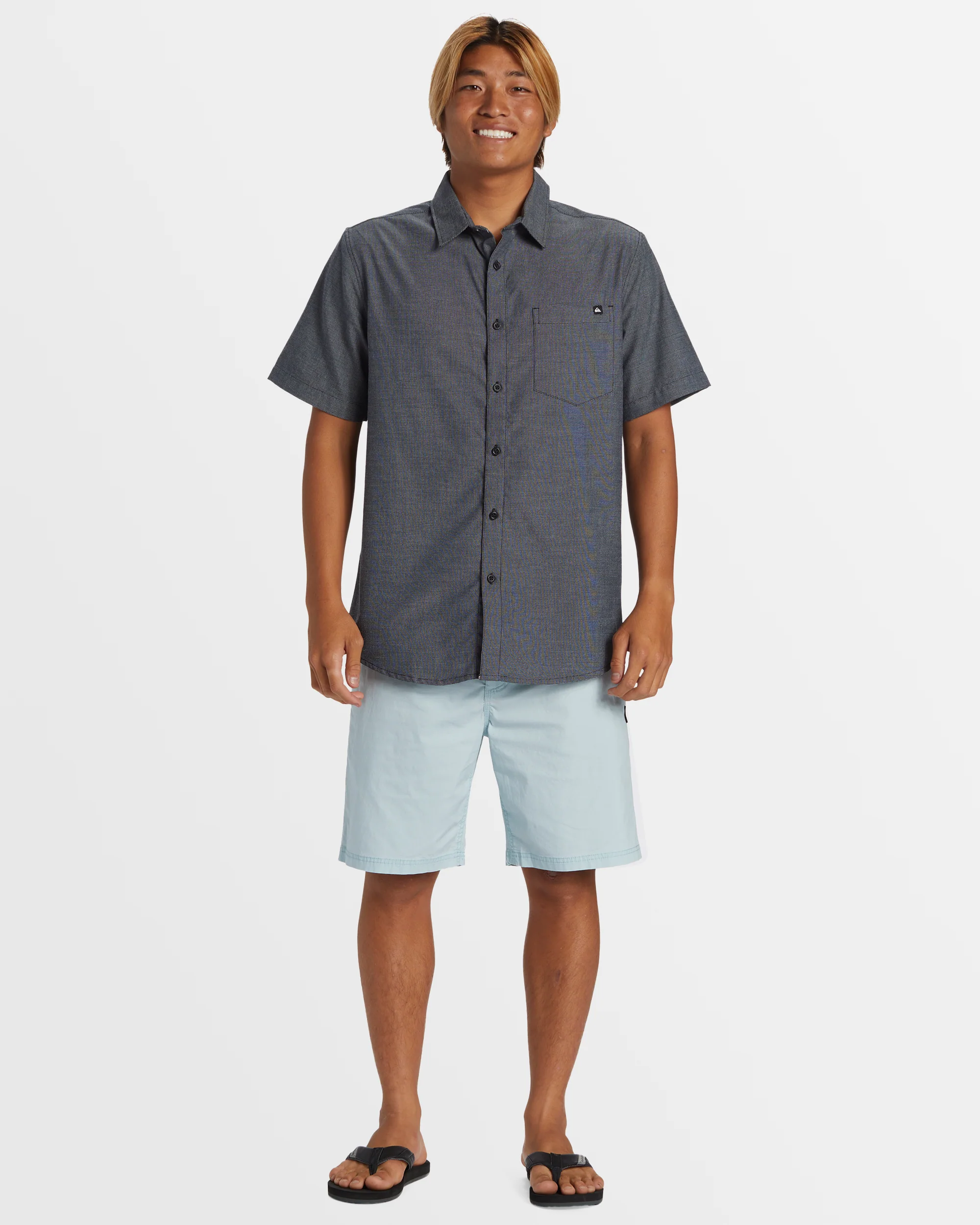 Mens Shoreline Classic Short Sleeve Woven Shirt