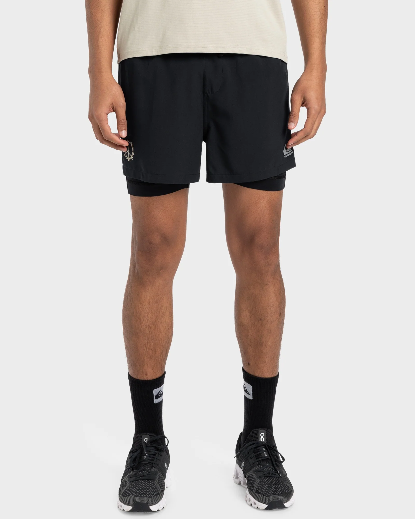 Mens Keep The Pace 14 Training Hybrid Shorts