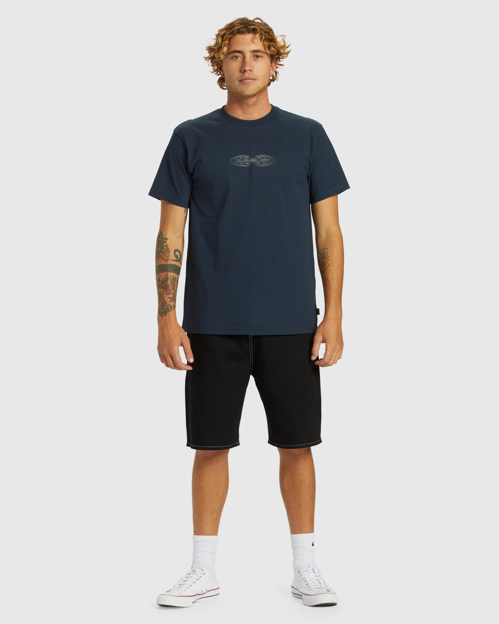 Mens Spikes Oversized Short Sleeve T-Shirt