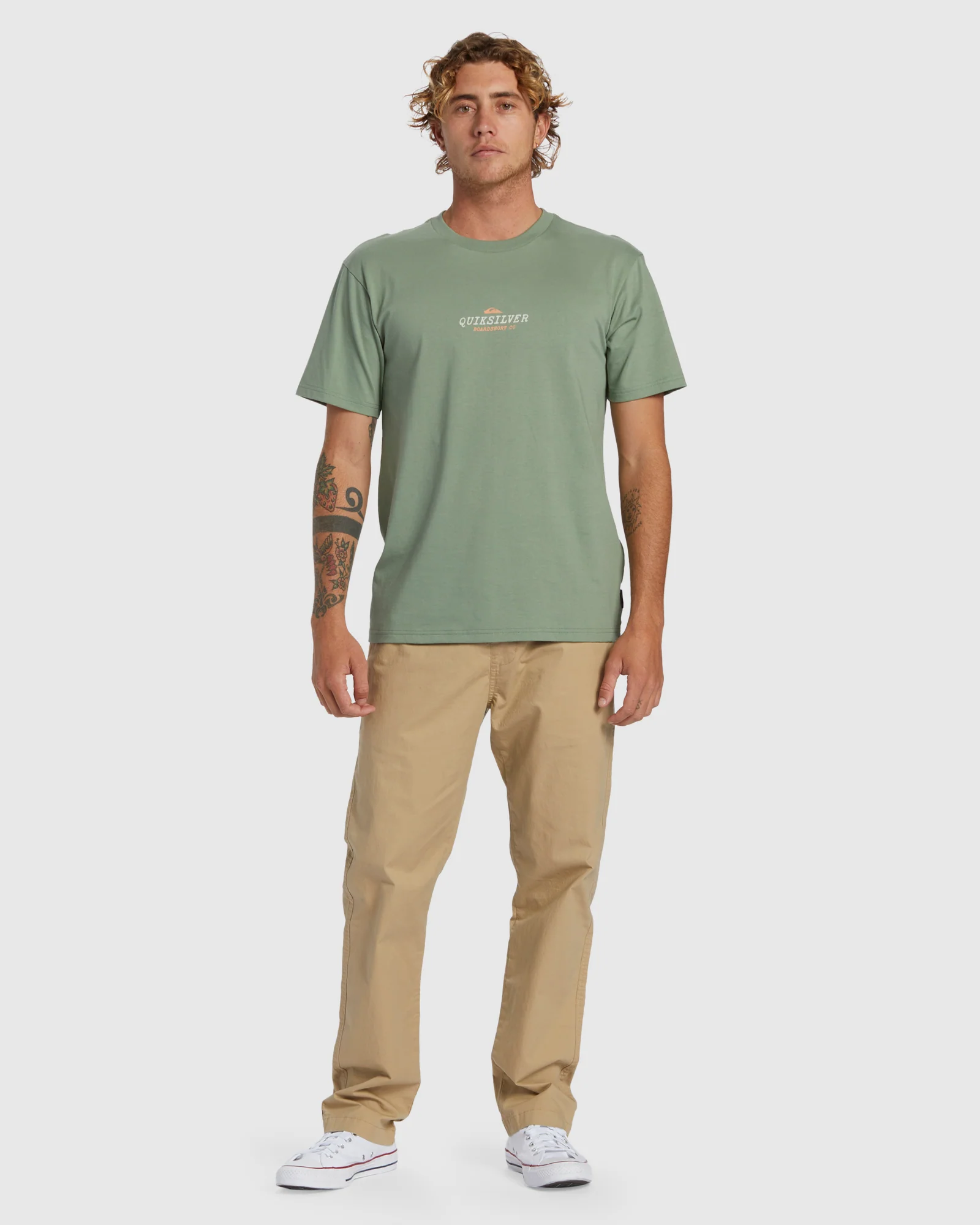 Mens Hibiscus Short Sleeve T-Shirt