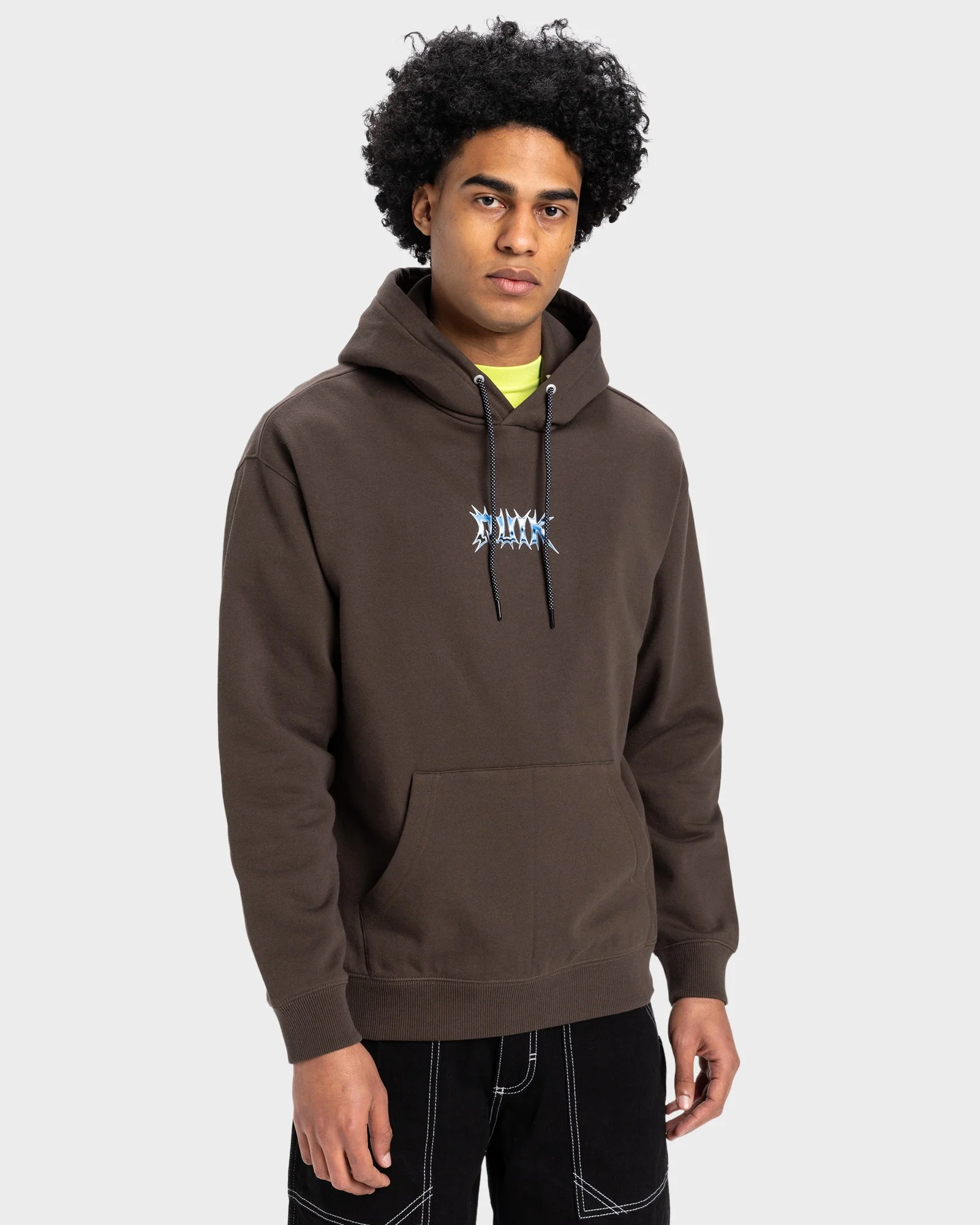 Mens Chrome Lightning Pullover Hoodie