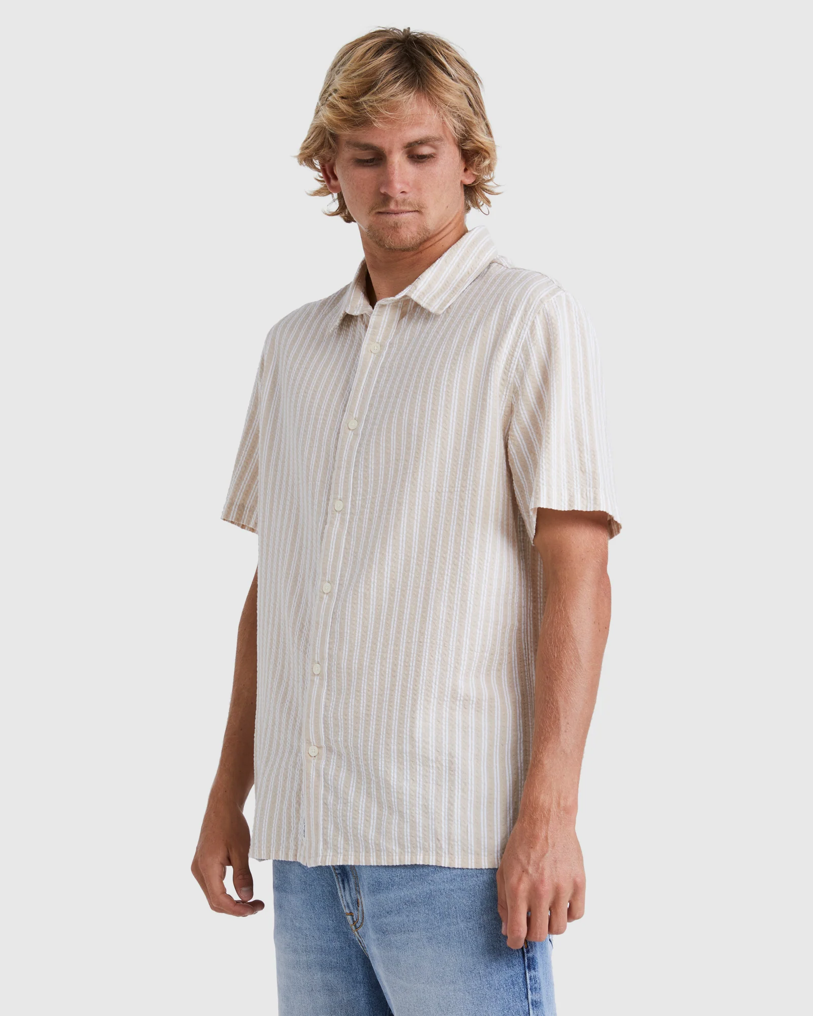 Mens Streak Short Sleeve Shirt