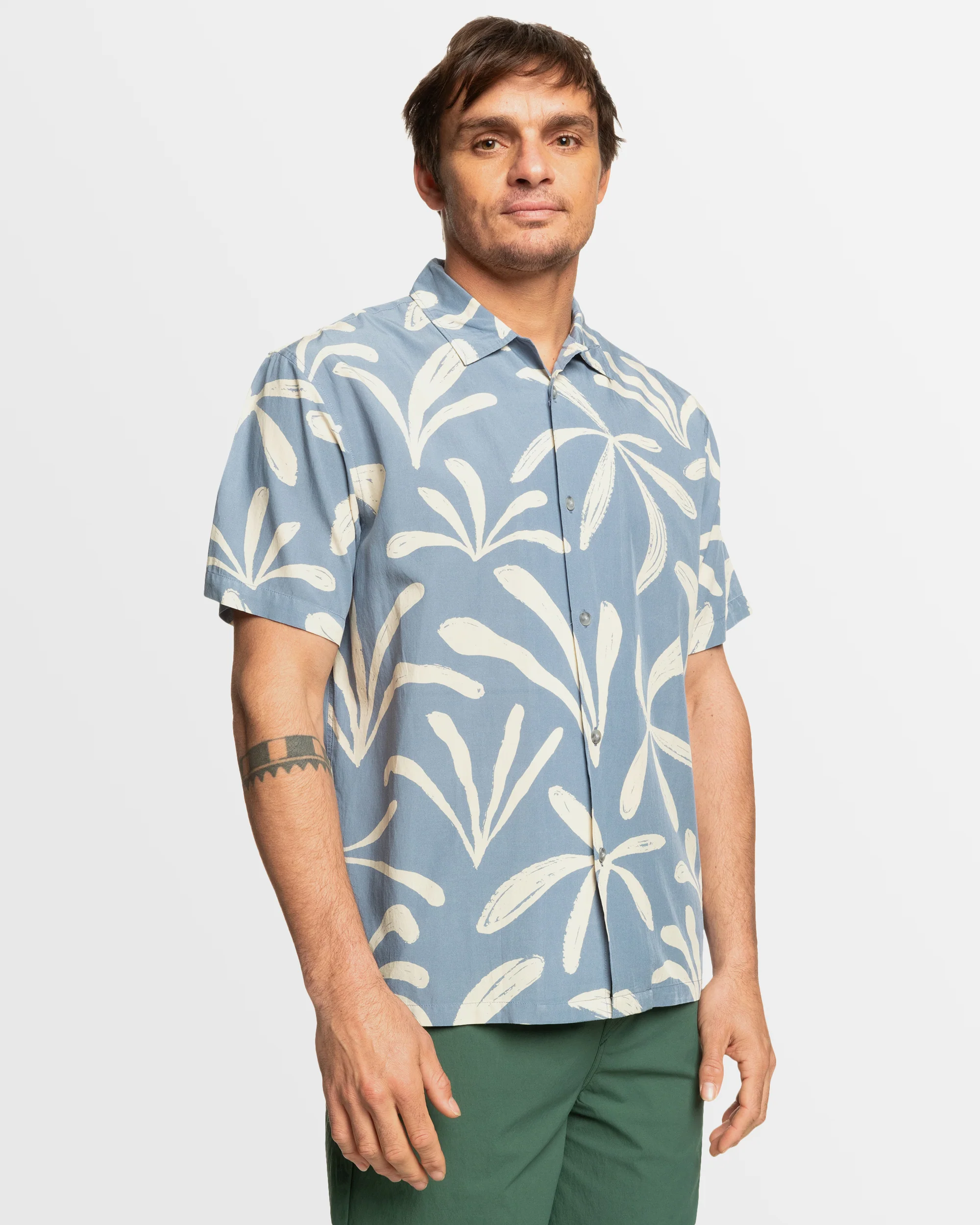 Mens Abstract Island Shirt