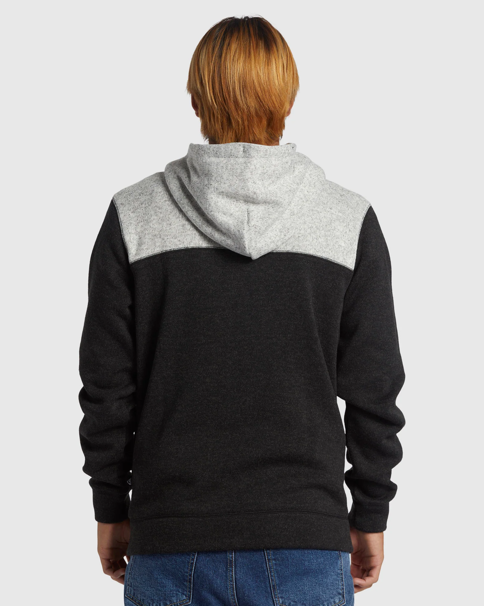 Mens Keller Block Zip-Up Hoodie