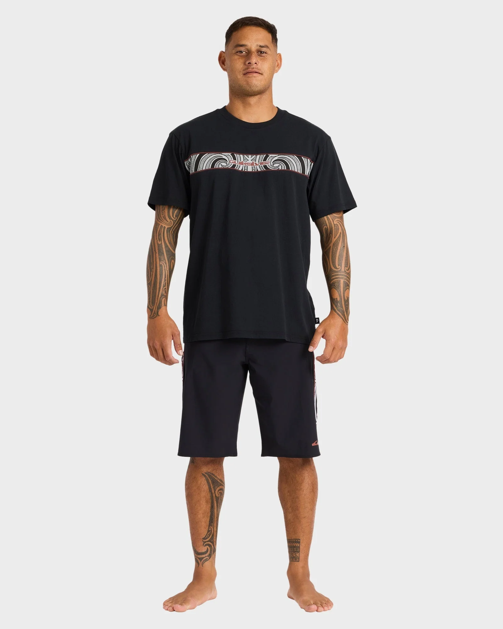 Mens Kehu Takarangi Panel T-Shirt