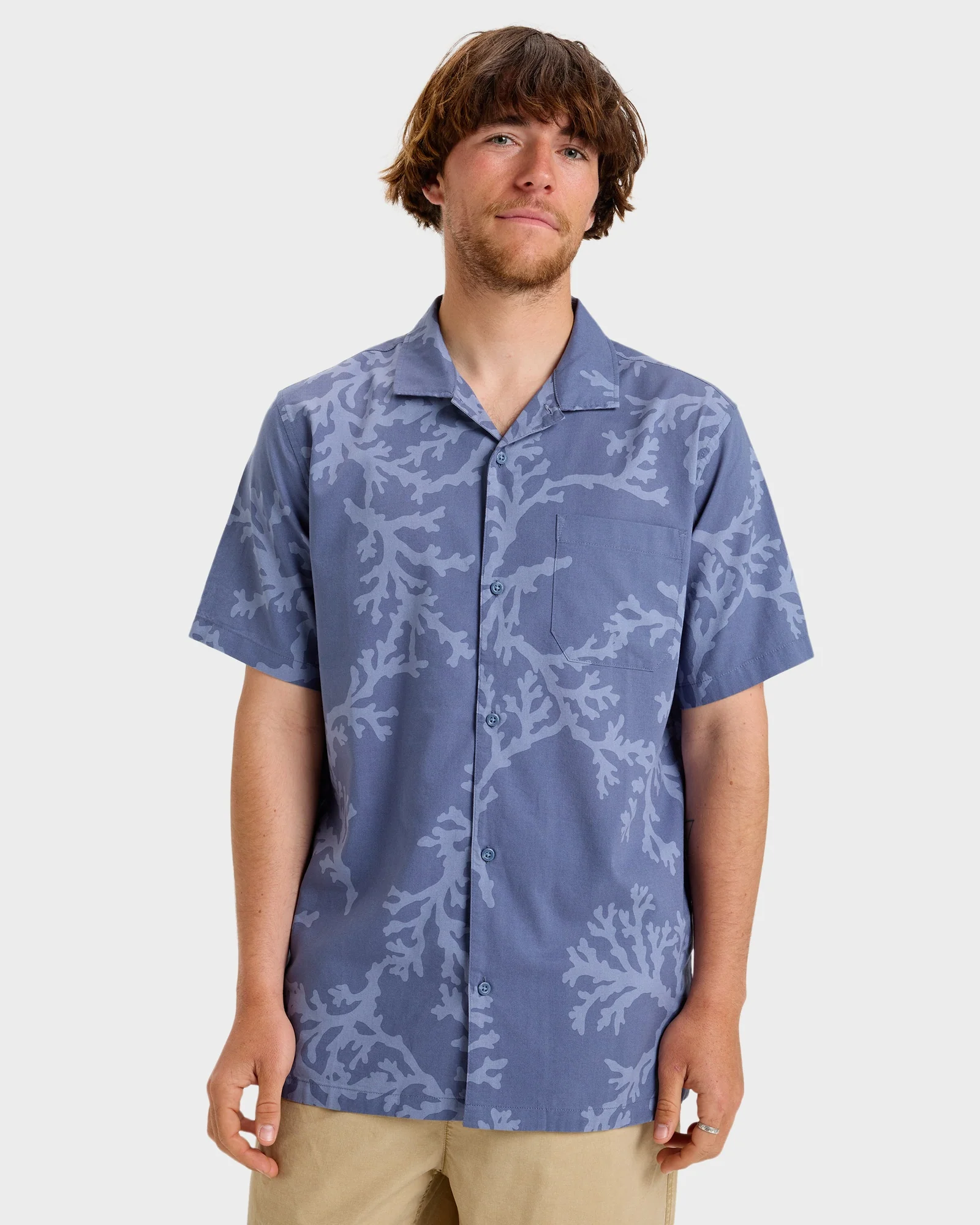 Mens Beach Club Short Sleeve Shirt