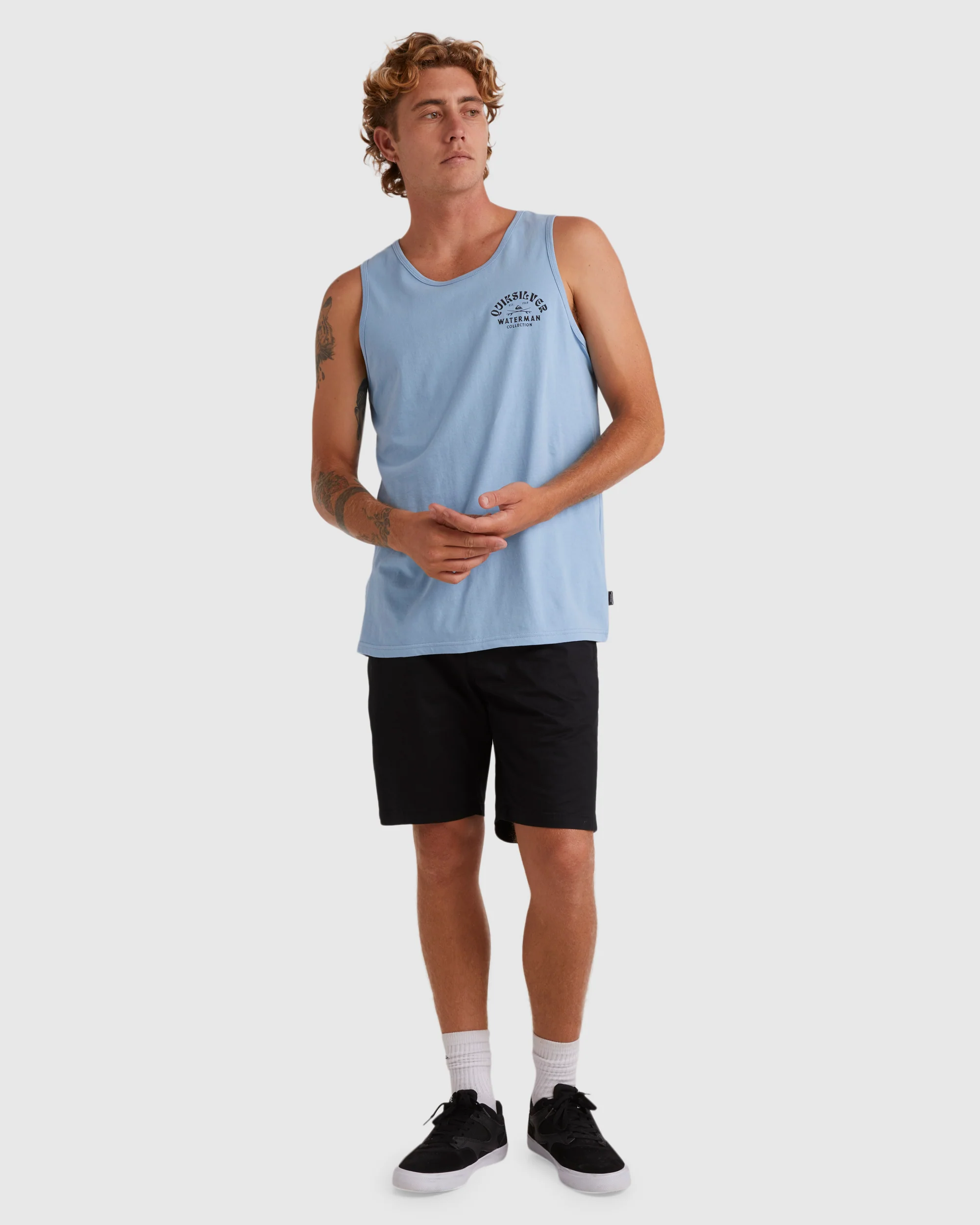 Mens Deep Water Muscle Vest Top