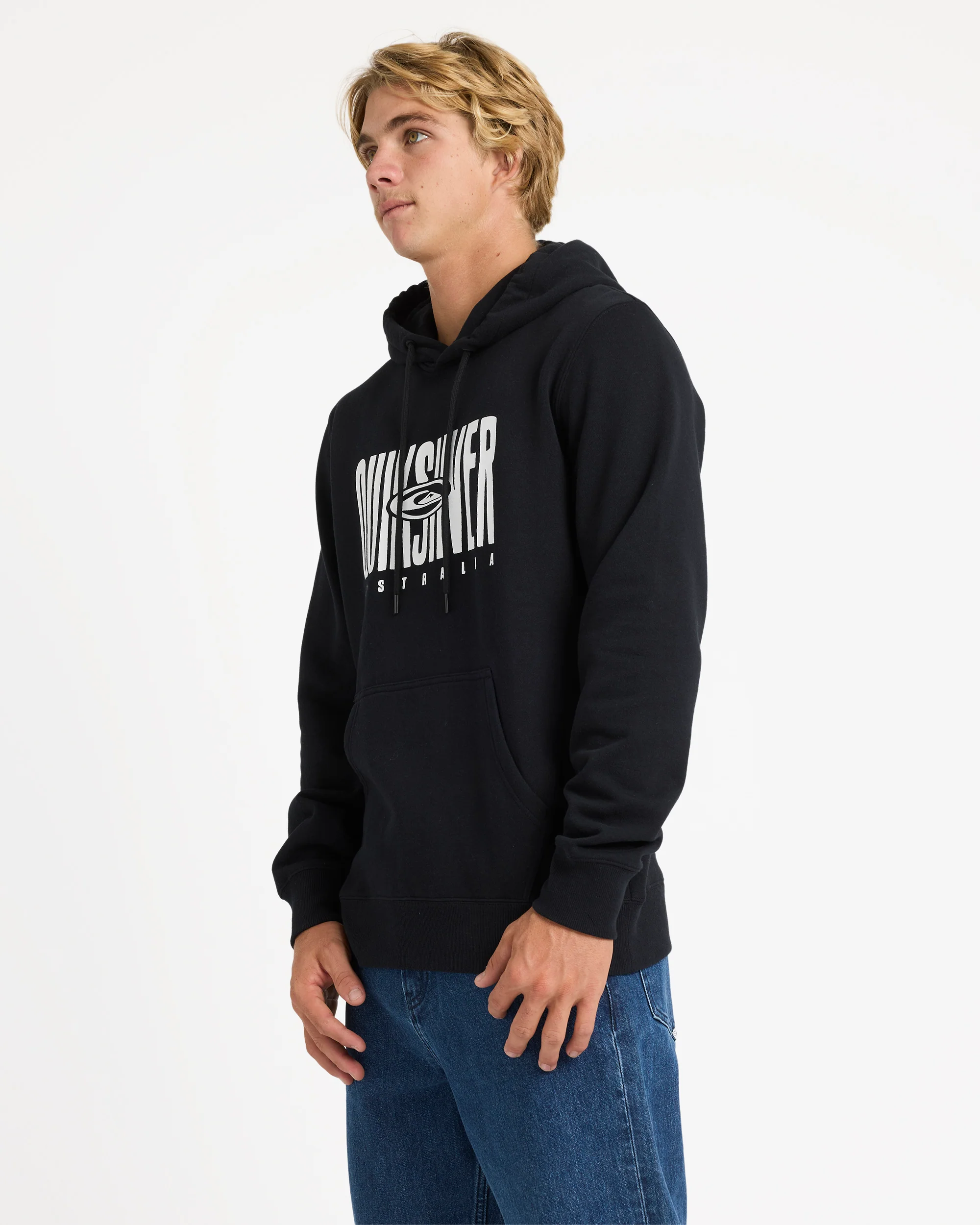 Mens Aus Stack Pullover Hoodie