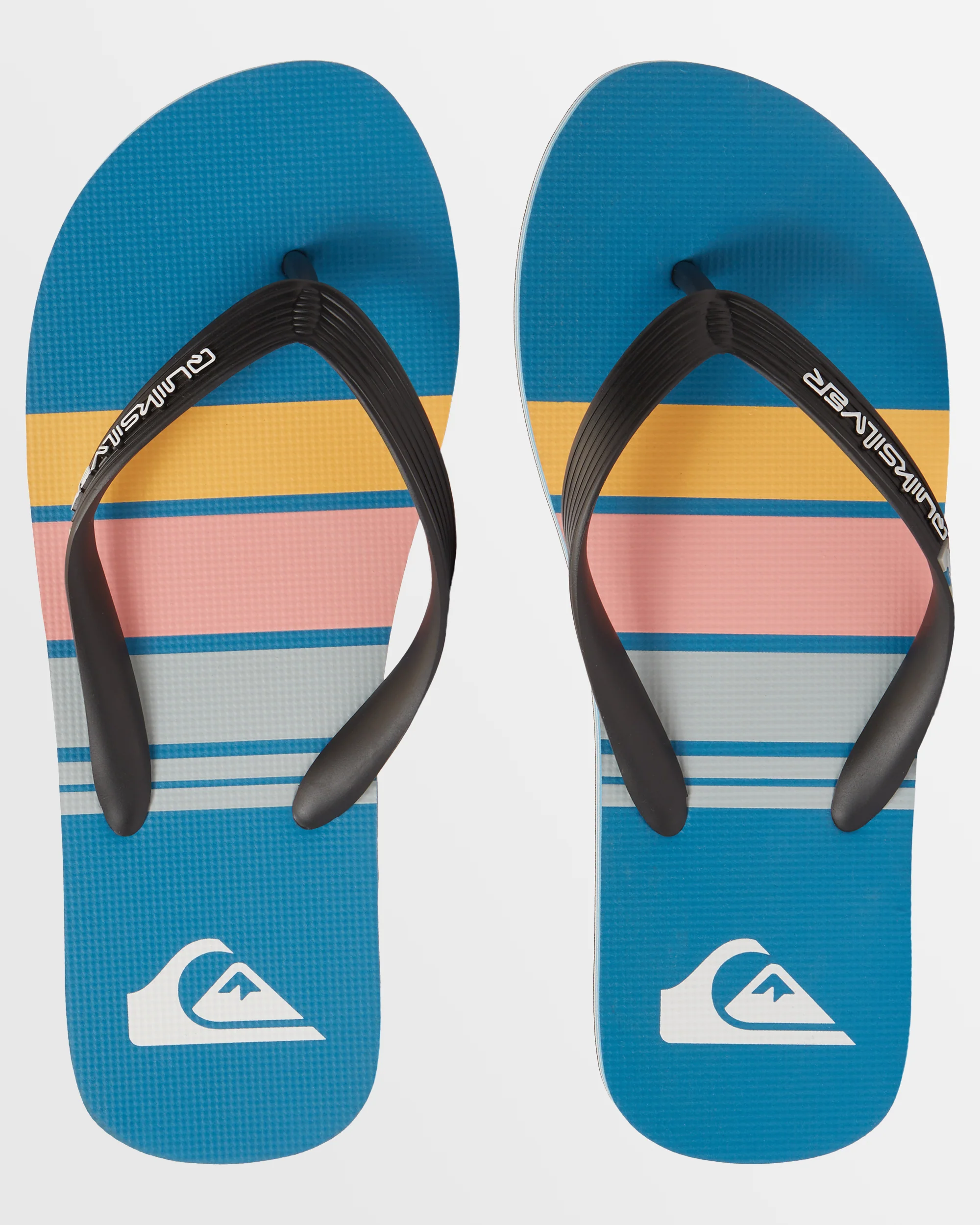 Mens Molokai Stripe Beach Flip-Flops