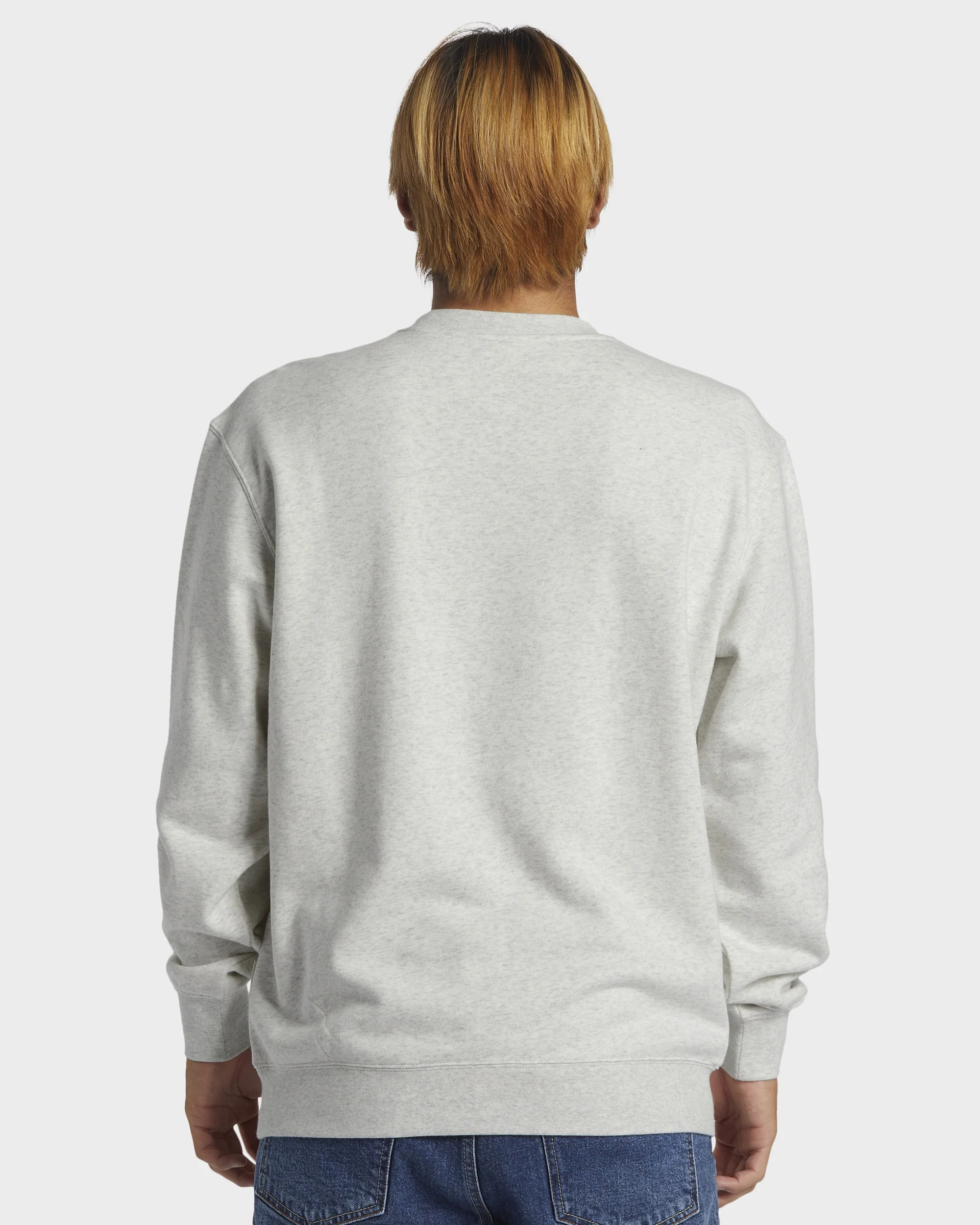 Mens Graphic Mix Pullover Sweatshirt