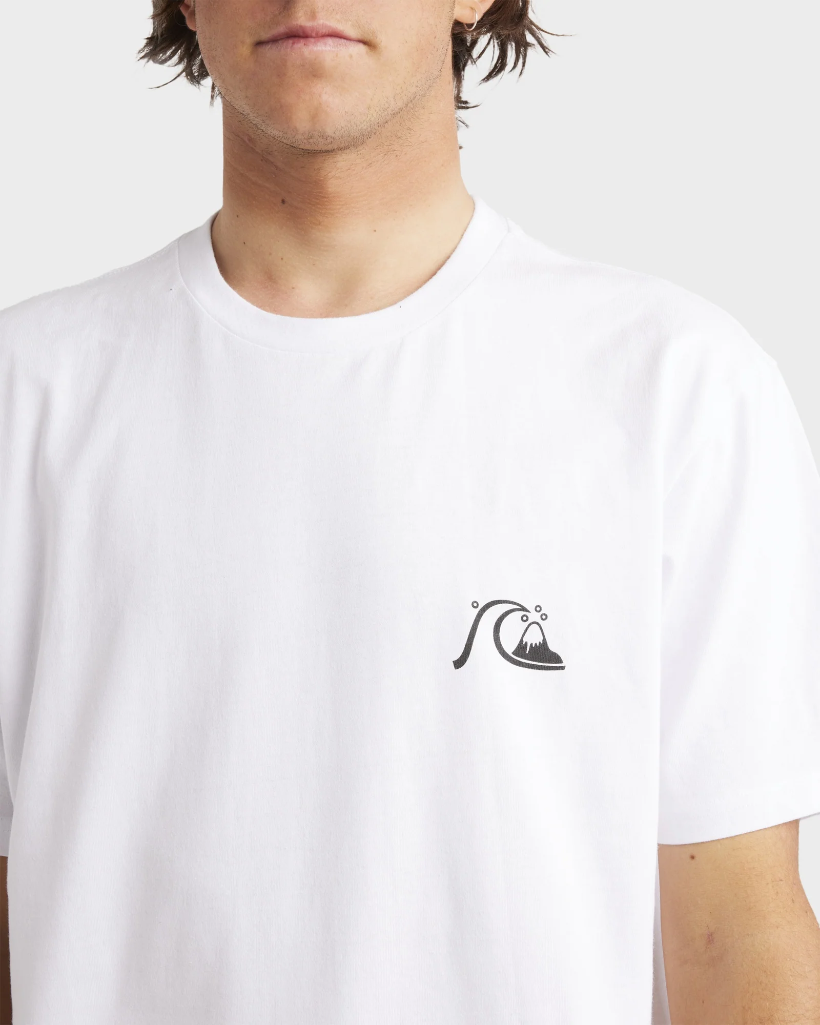 Mens Quiksilver Bubble Logo T-Shirt