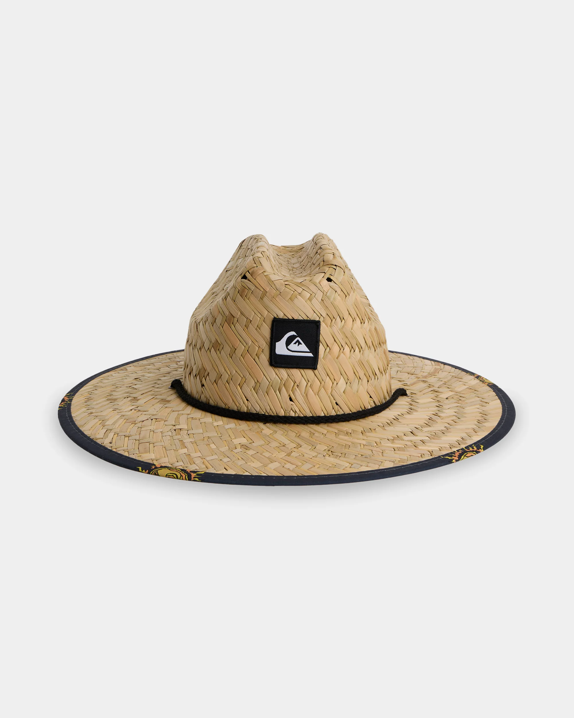 Boys 8-16 Spiral Flame Straw Hat