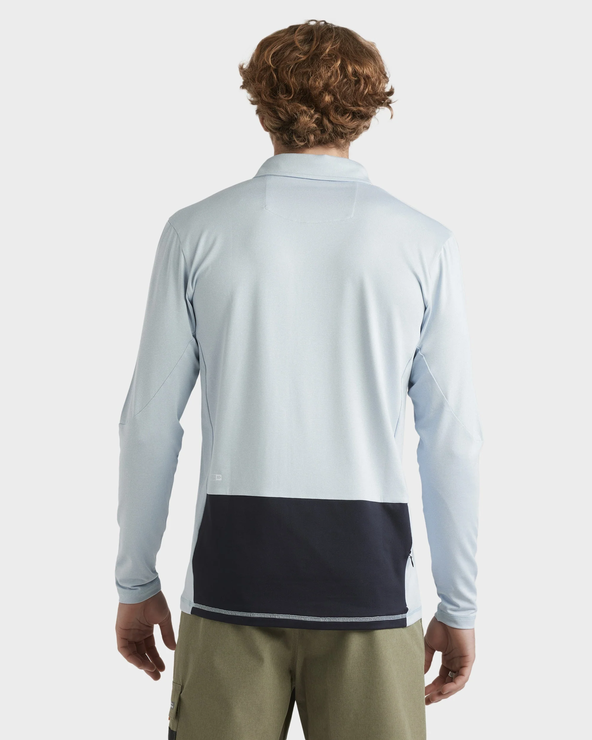 Mens Baitball Polo Long Sleeve Surf Shirt