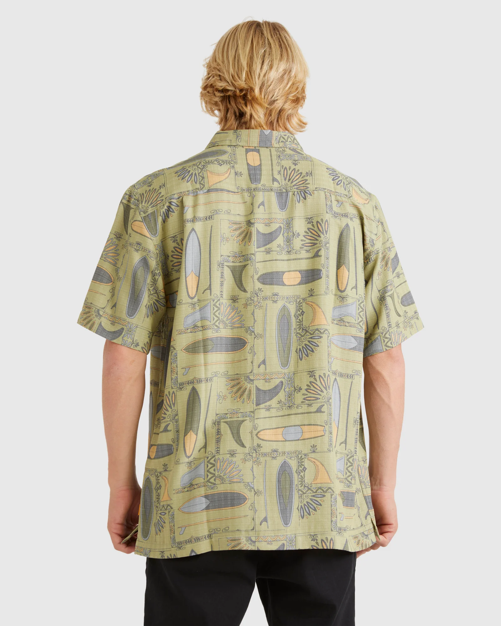 Mens Long Boards Short Sleeve Shirt