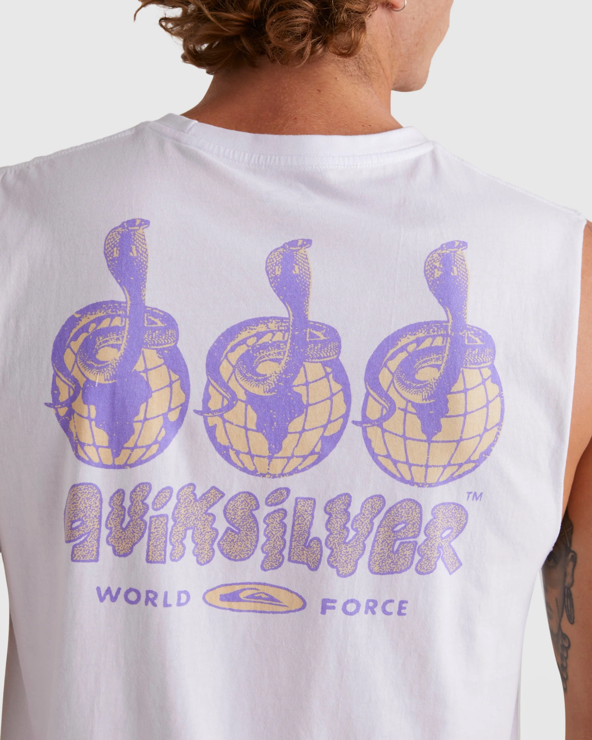 Mens Global Force Sleeveless Muscle T-Shirt