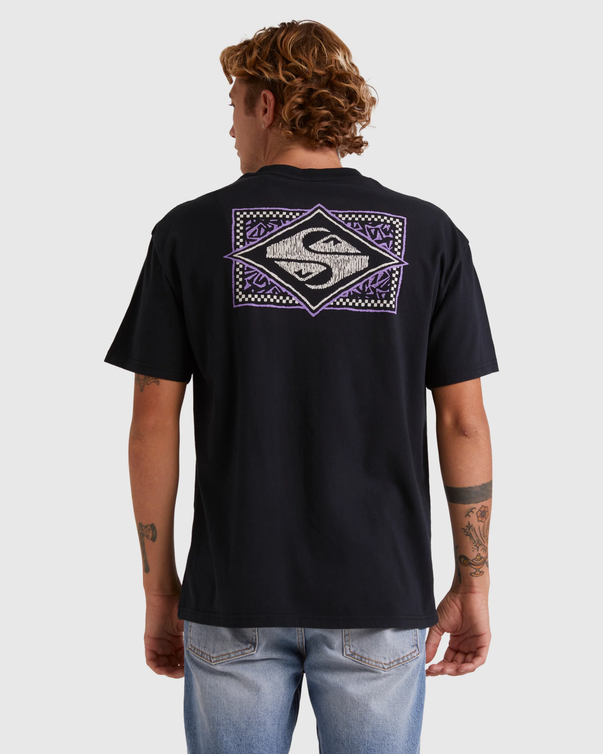 Mens Back Flash Oversized T-shirt