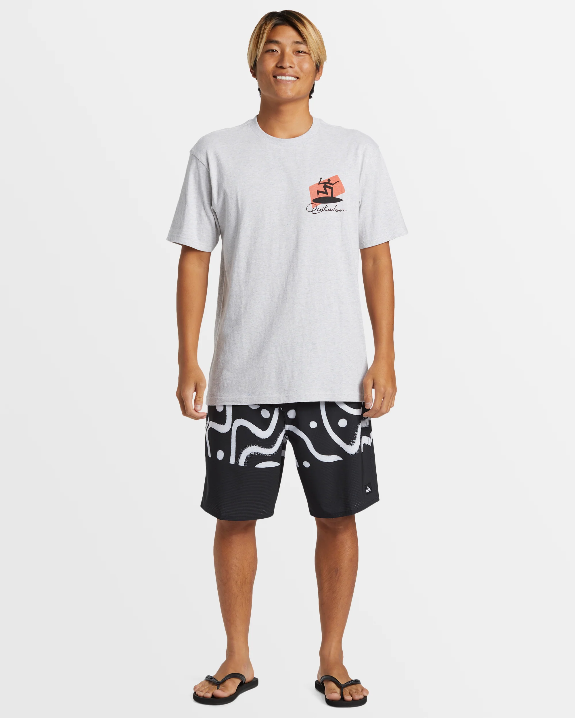 Mens Quik Surfer Short Sleeve T-Shirt