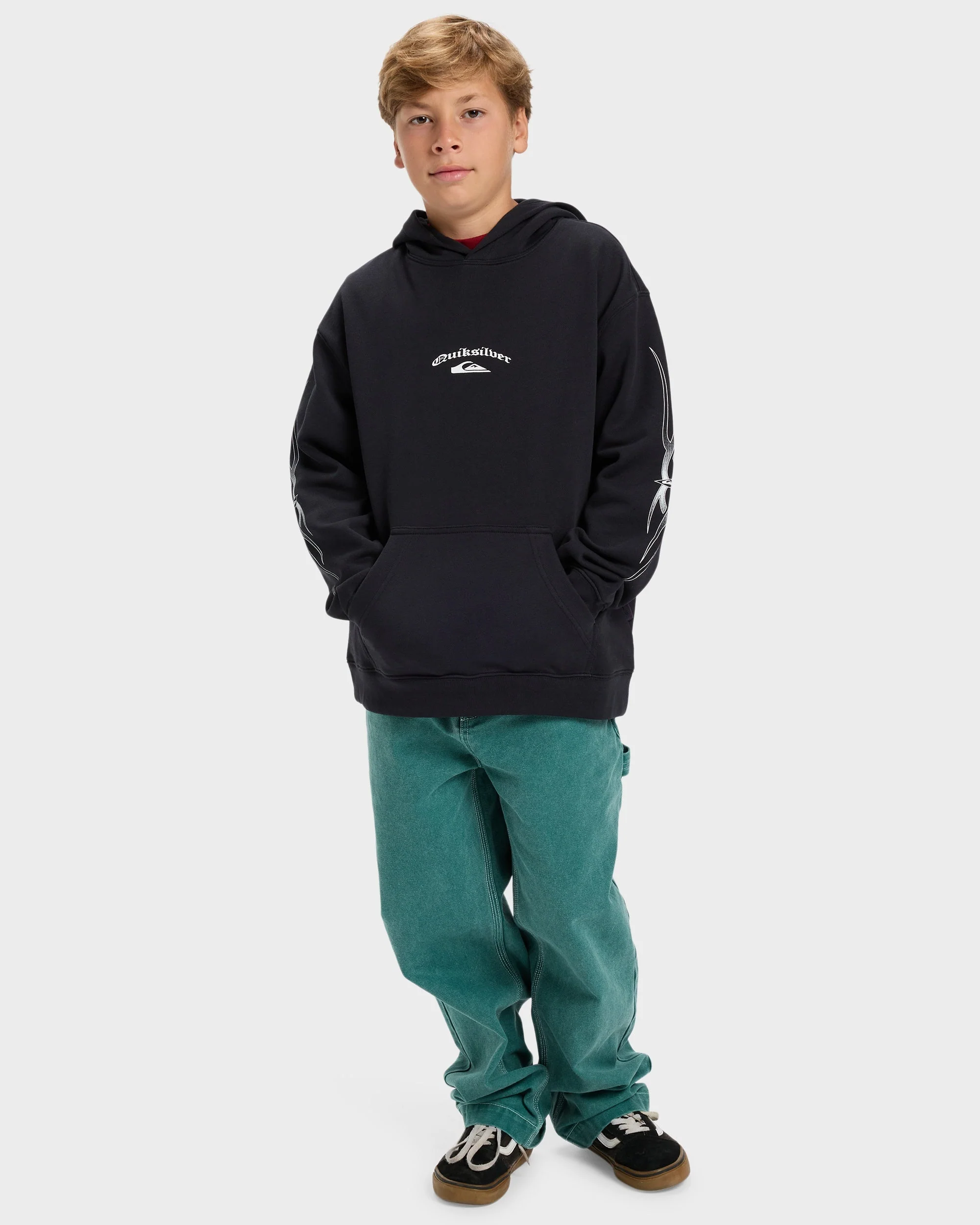 Boys 8-16 Stretch Tribal Pullover Hoodie