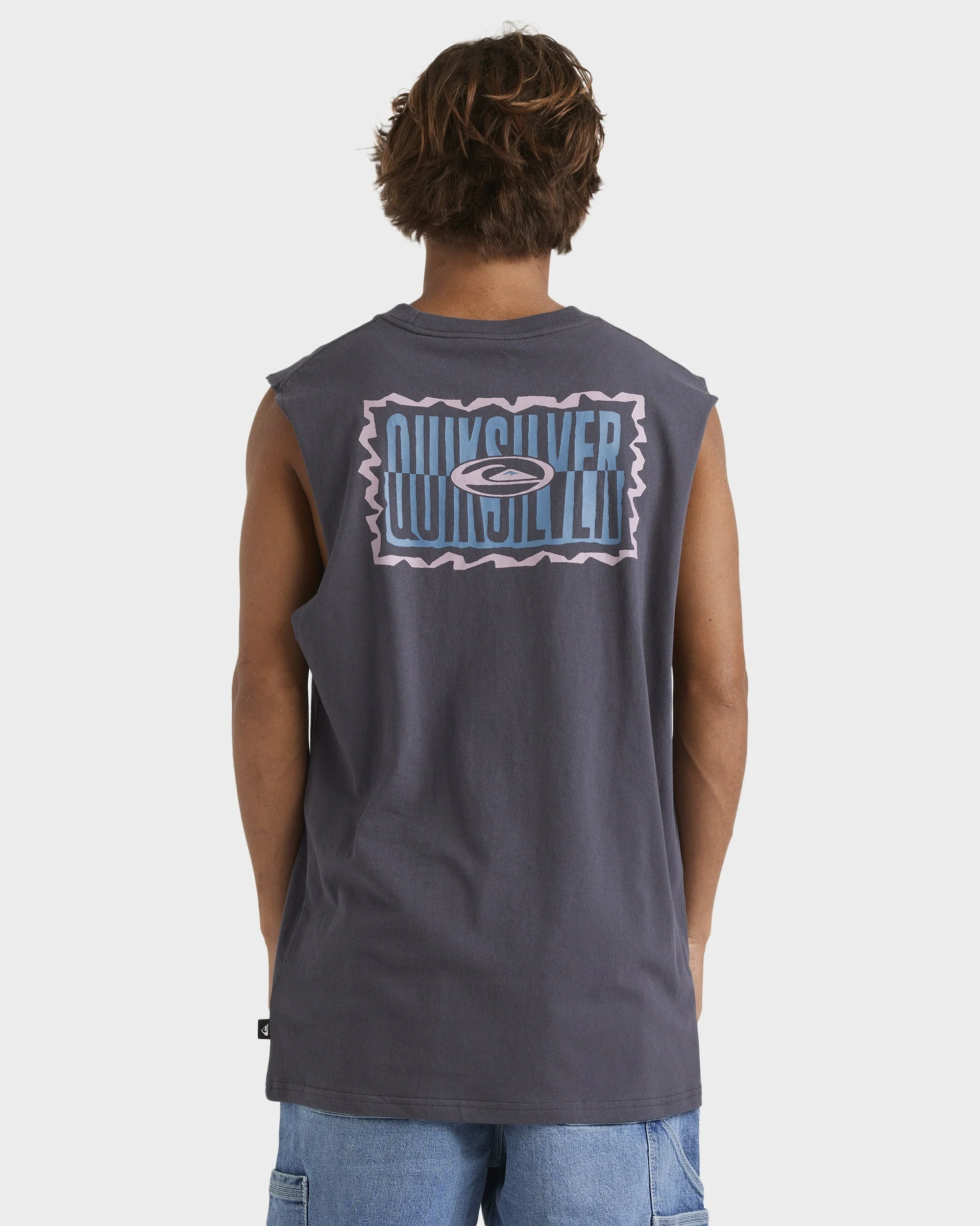 Mens Twisted Tides Muscle Shirt