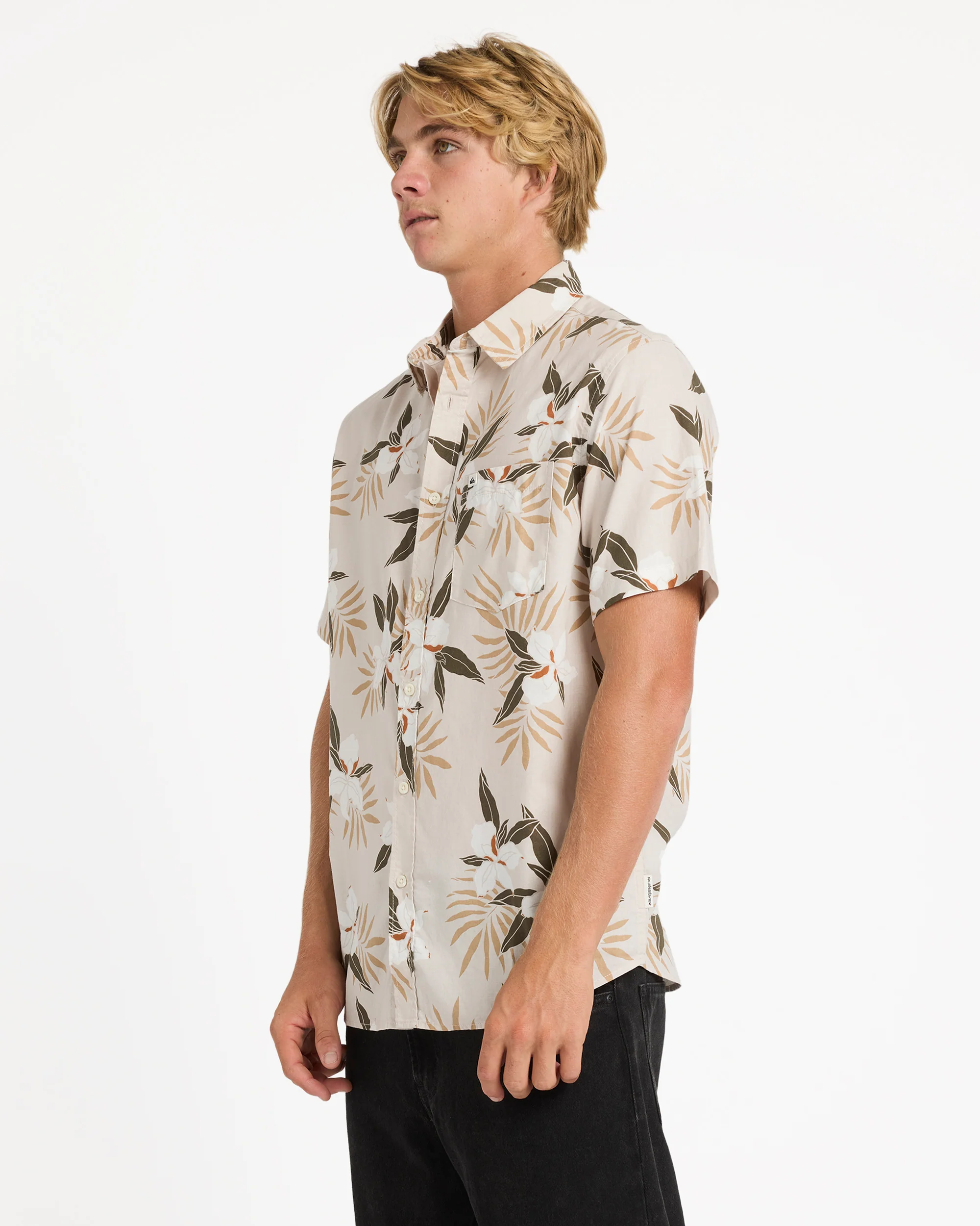 Mens Apero Classic Floral Short Sleeve Shirt