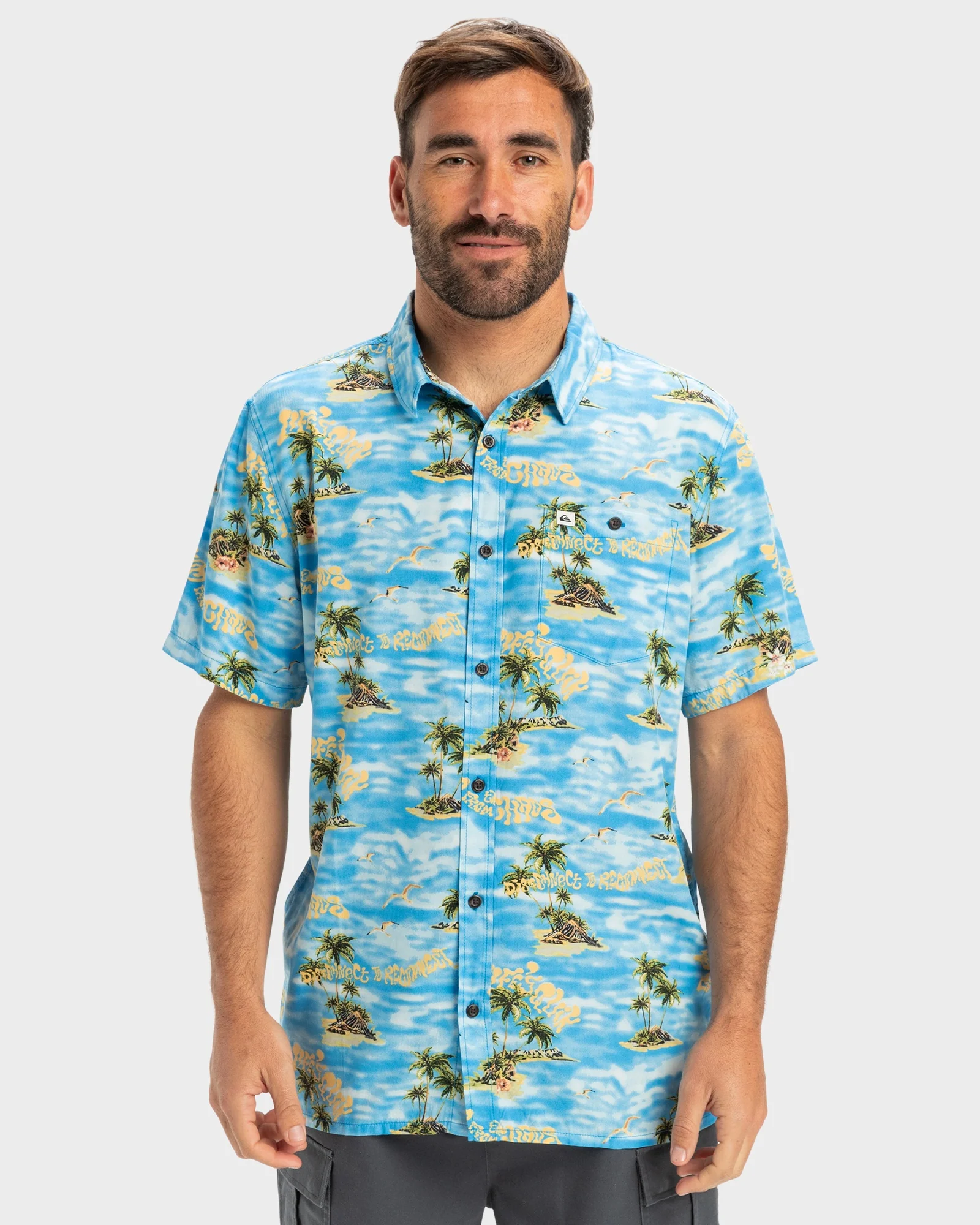 Mens Safe Paradise Short Sleeve Shirt