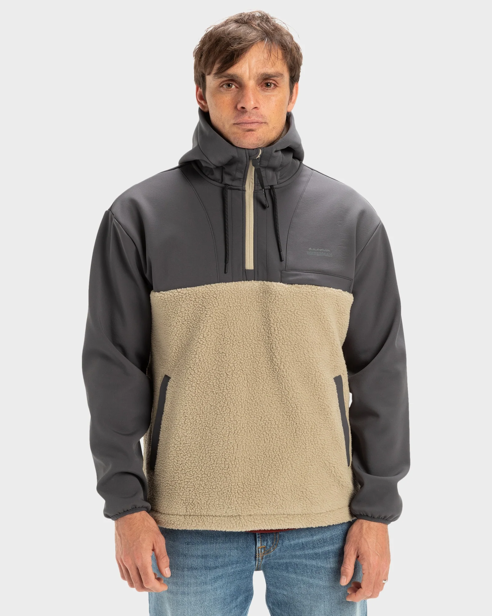 Mens South Pop Half-Zip Fleece Top