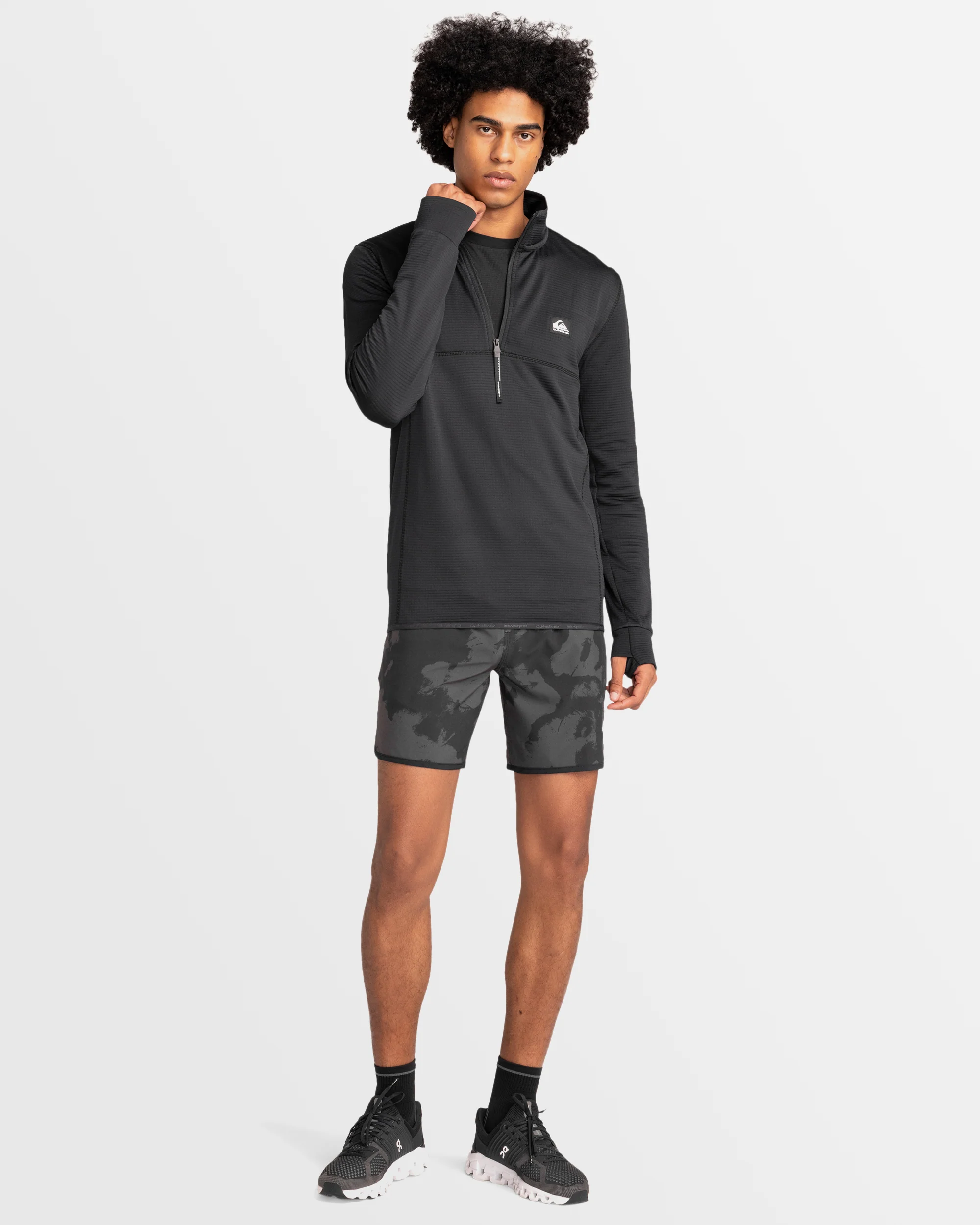 Mens Steep Point Half Zip Base Layer Top