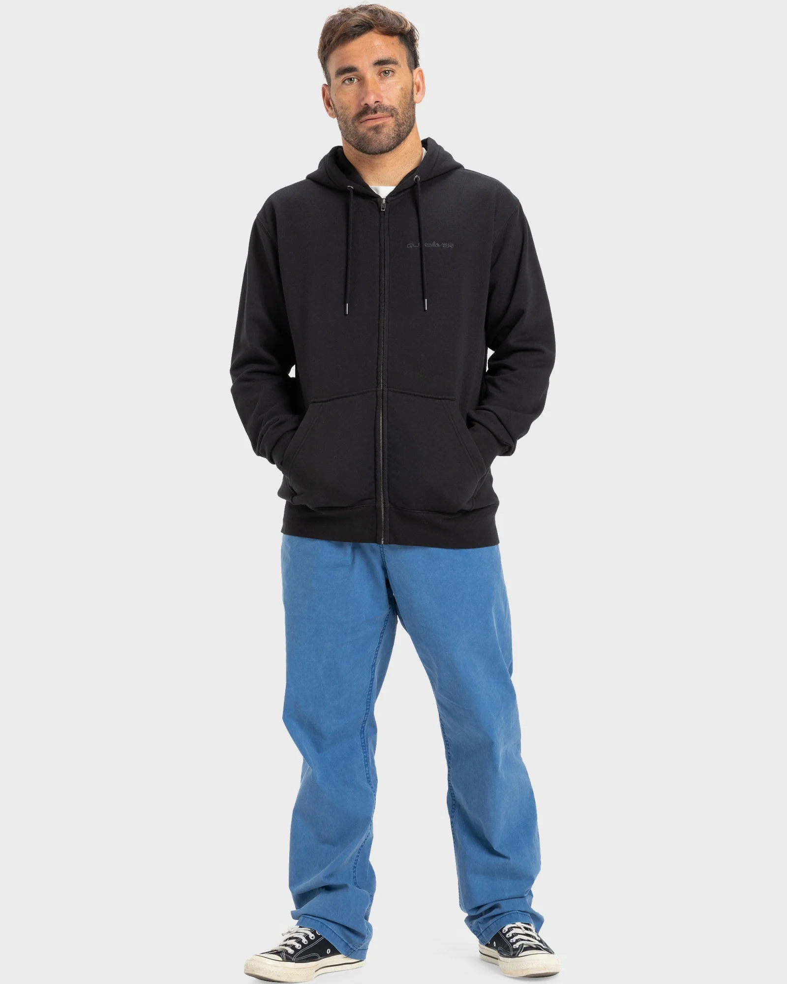 Mens Salt Water Zip-Up Hoodie