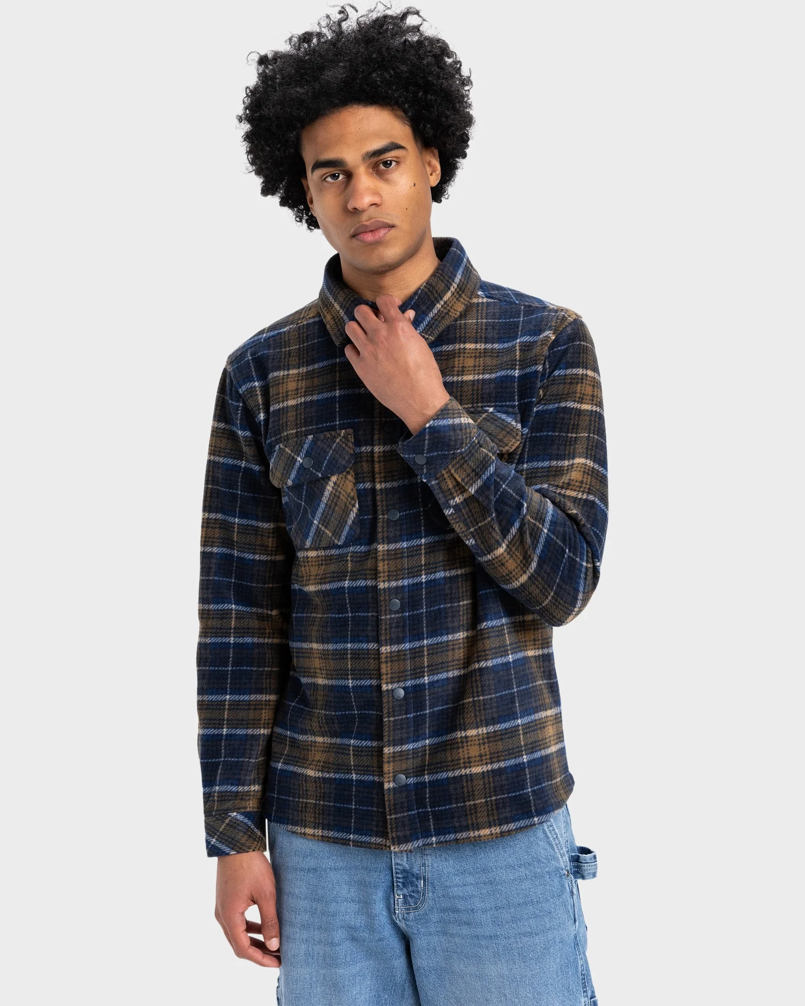 Mens Surf Day Button Down Long Sleeve Shirt