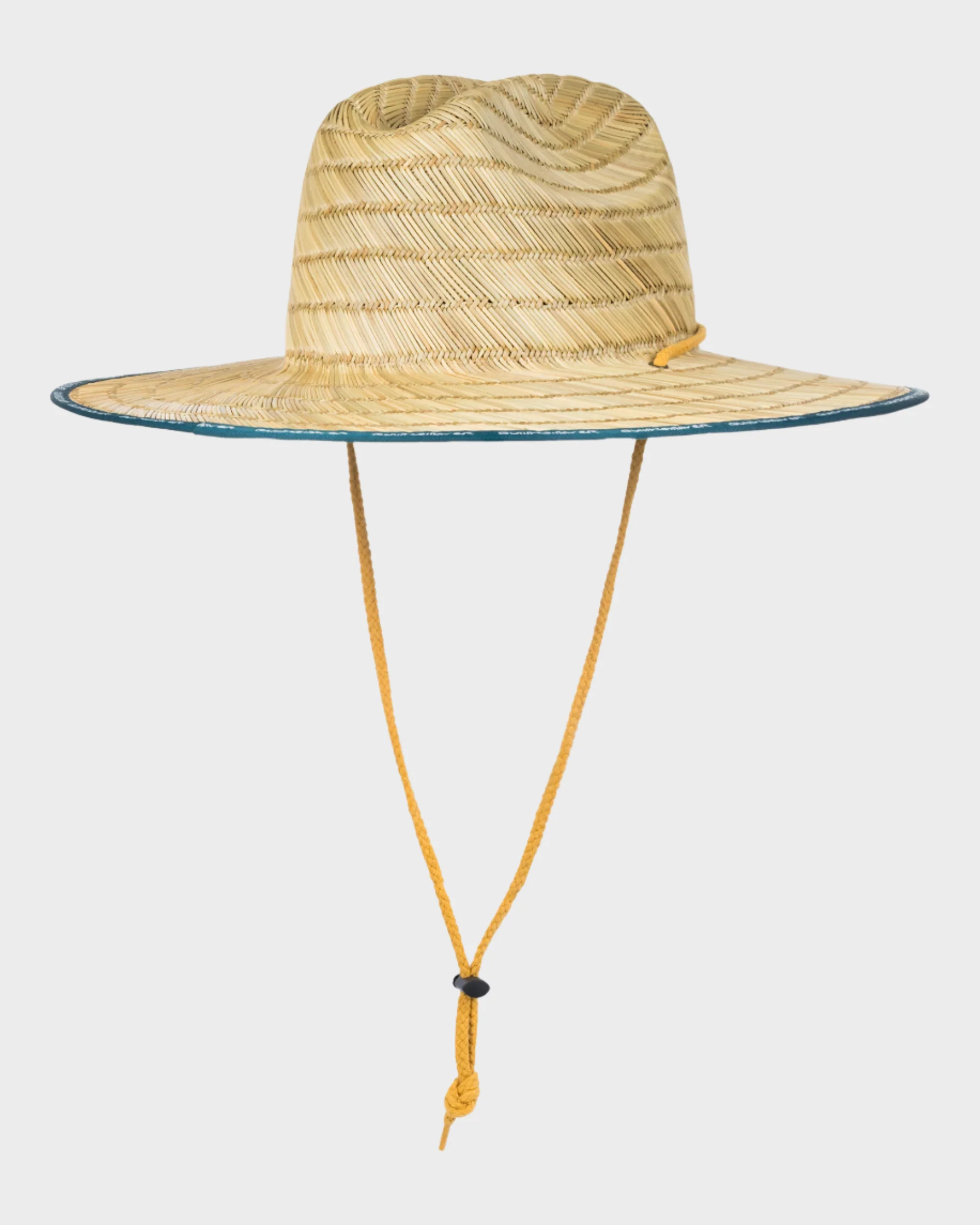 Mens Waterman Dredged Straw Lifeguard Hat
