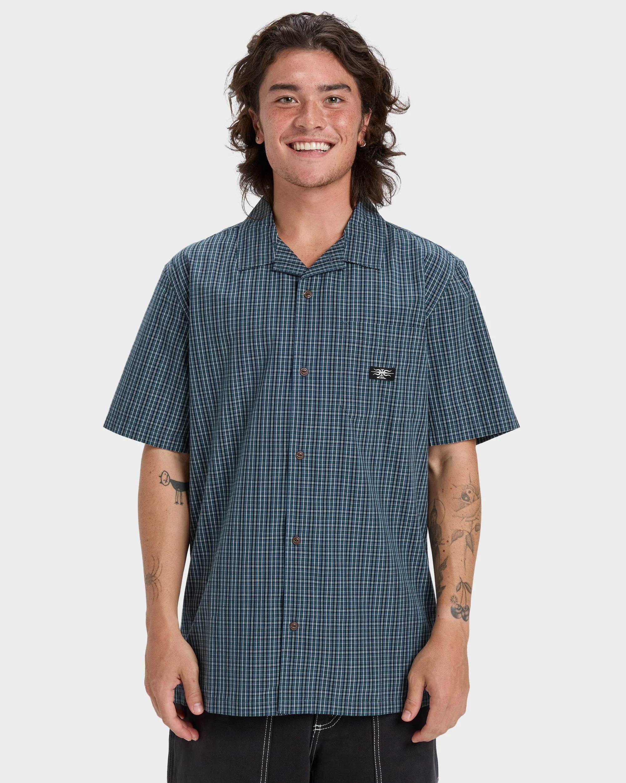 Mens Liquid Metal Short Sleeve Shirt