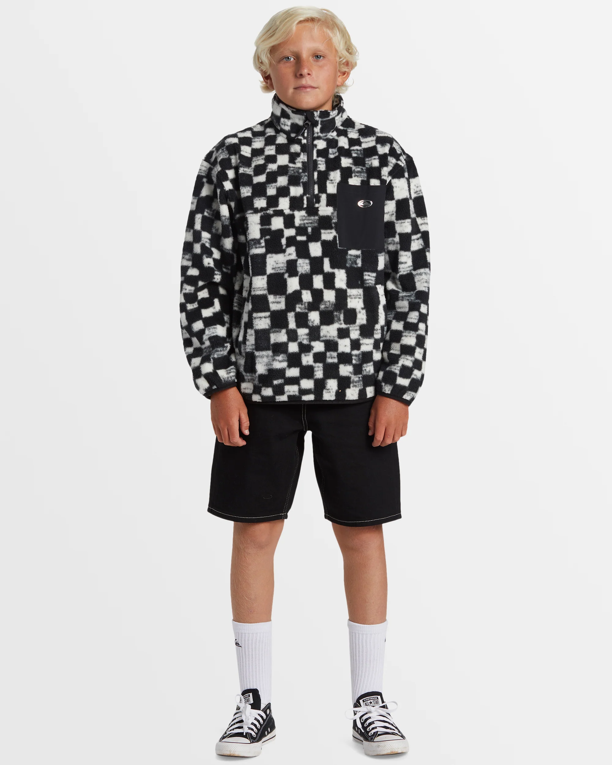 Boys 8-16 Saturn Distort Half Zip Fleece