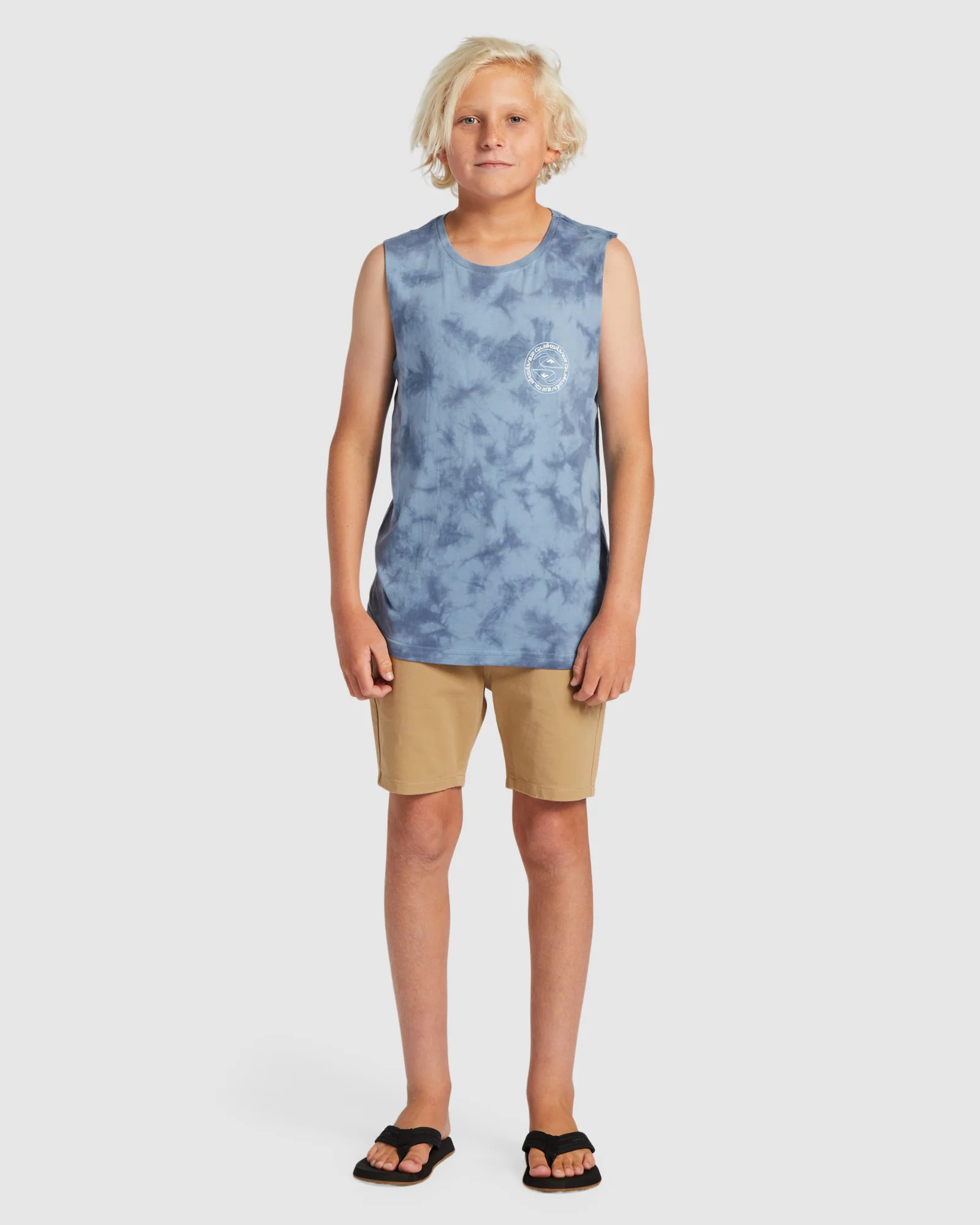 Boys 8-16 Splitting Hairs Sleeveless Muscle T-Shirt