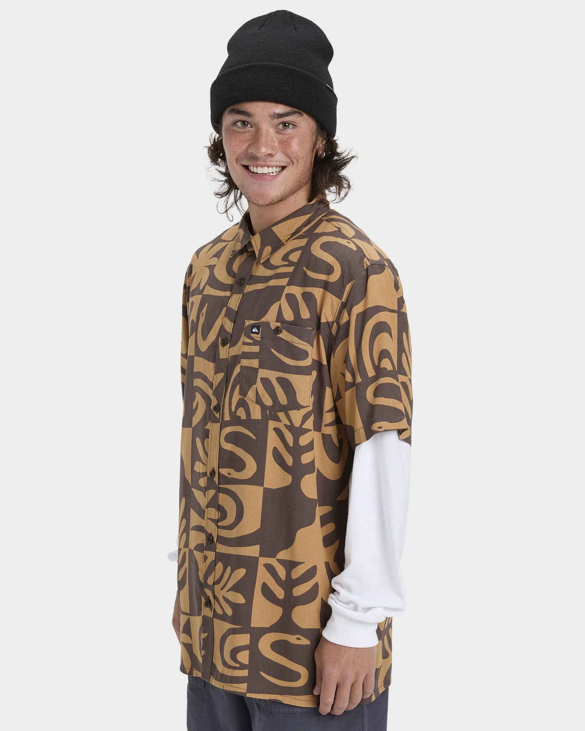 Mens Safe Paradise Short Sleeve Shirt