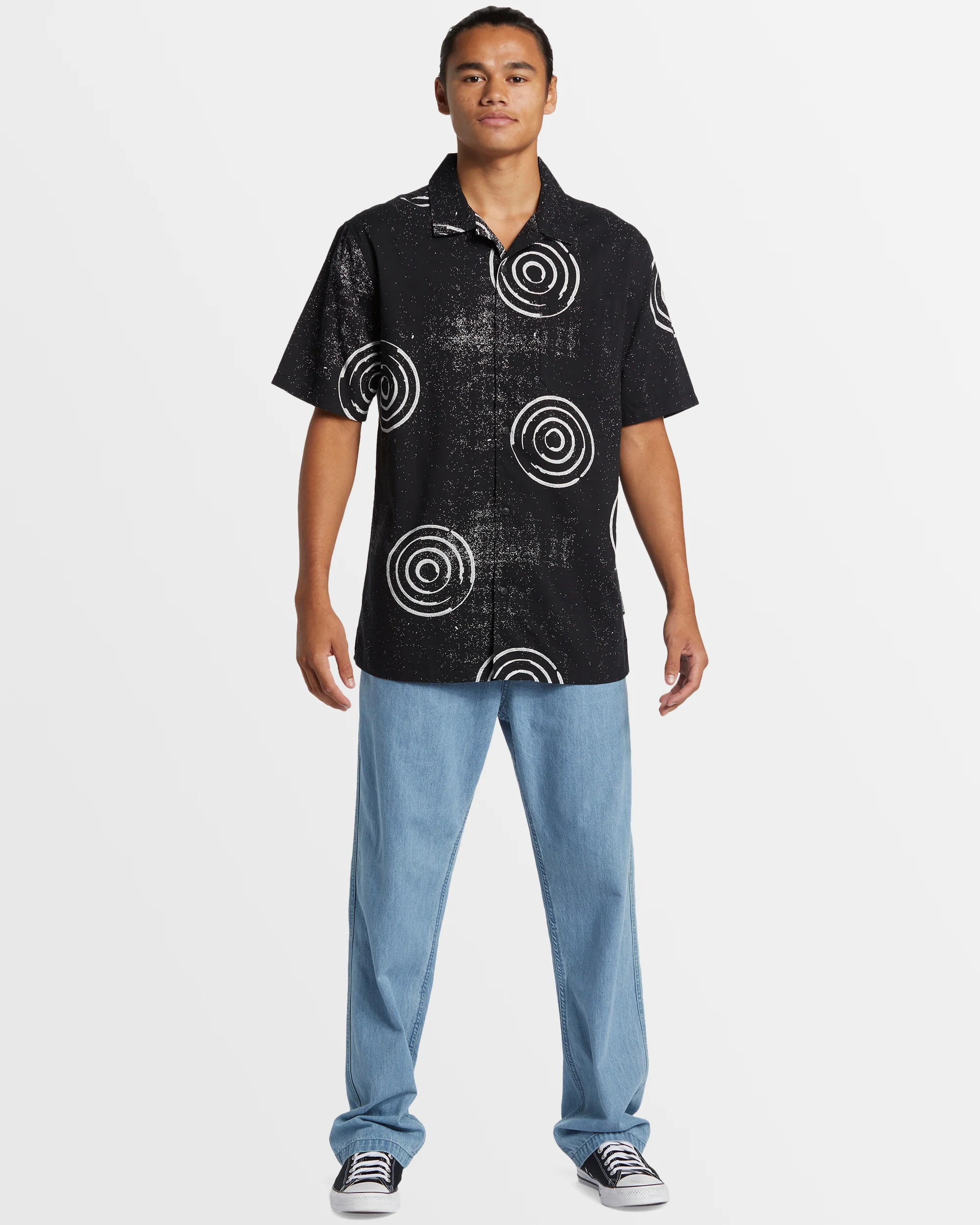 Mens Pool Party Casual Short Sleeve Shirt