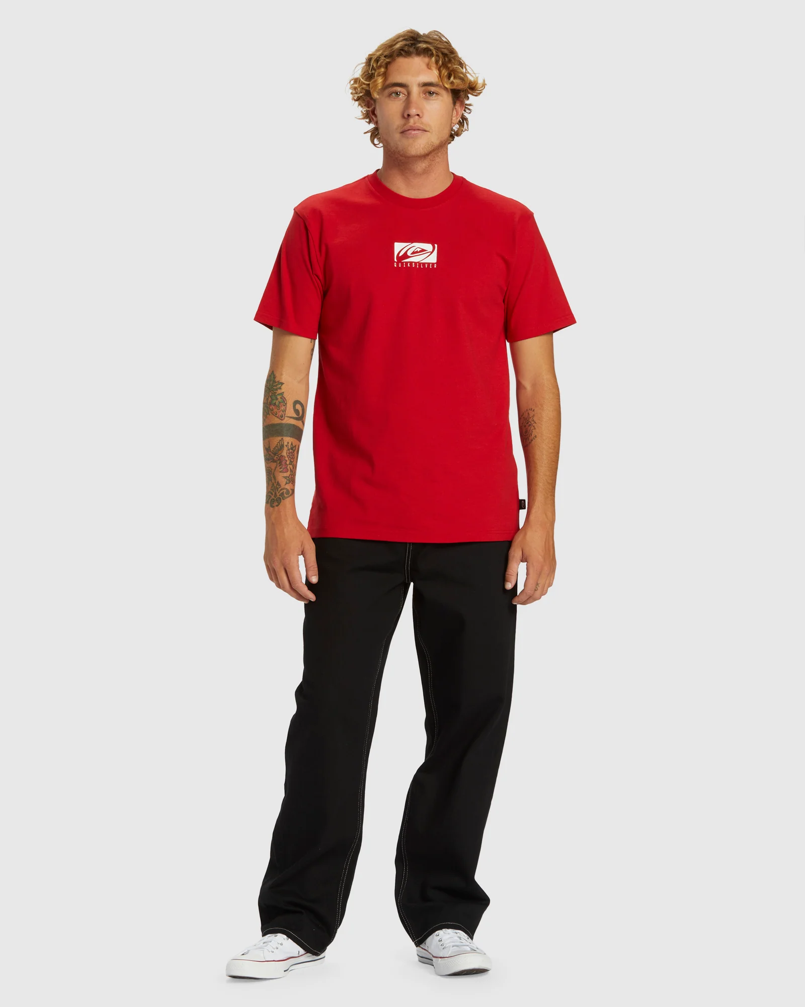 Mens Cropped Oversized Short Sleeve T-Shirt