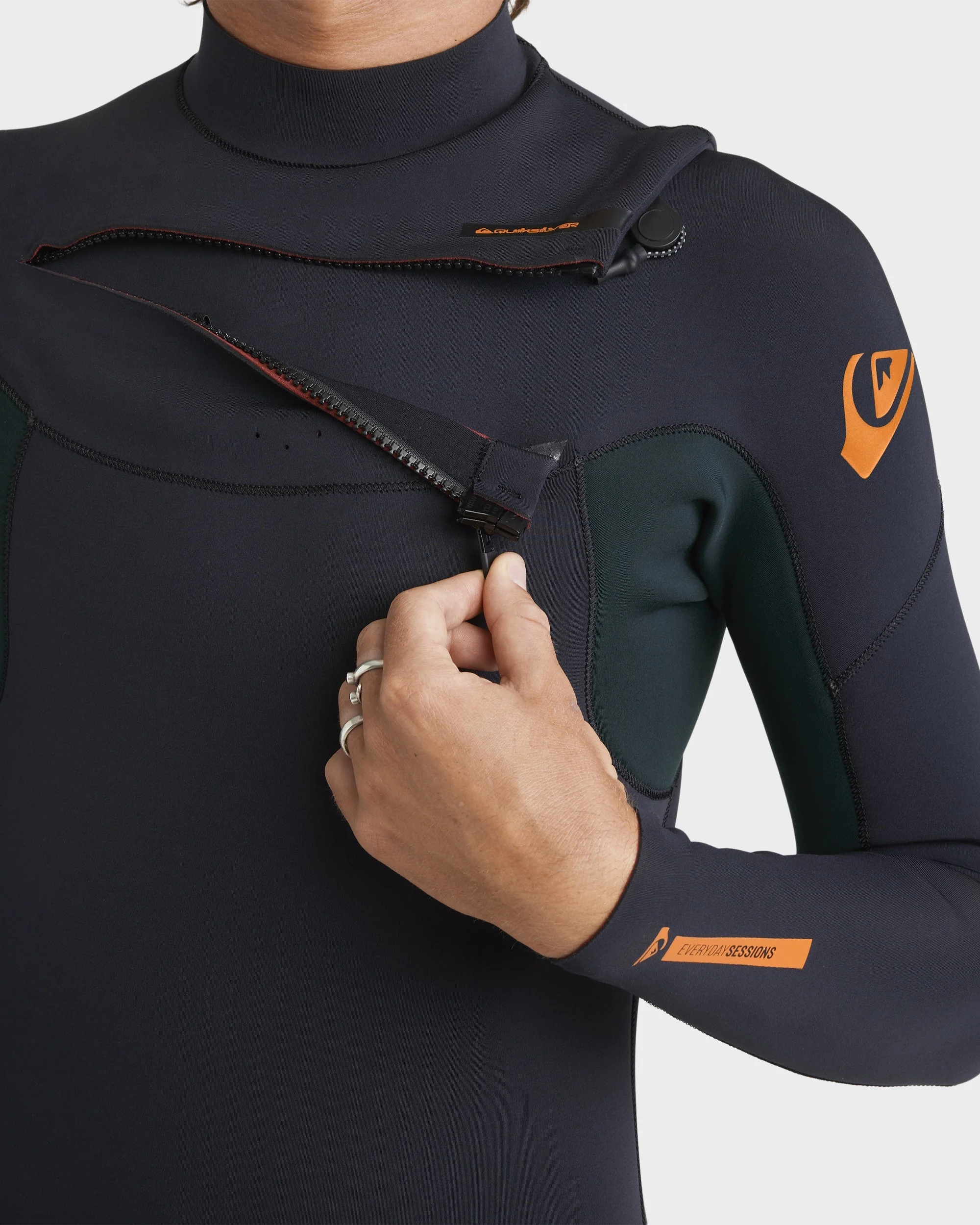 Mens 3/2mm Everyday Sessions Chest Zip Wetsuit