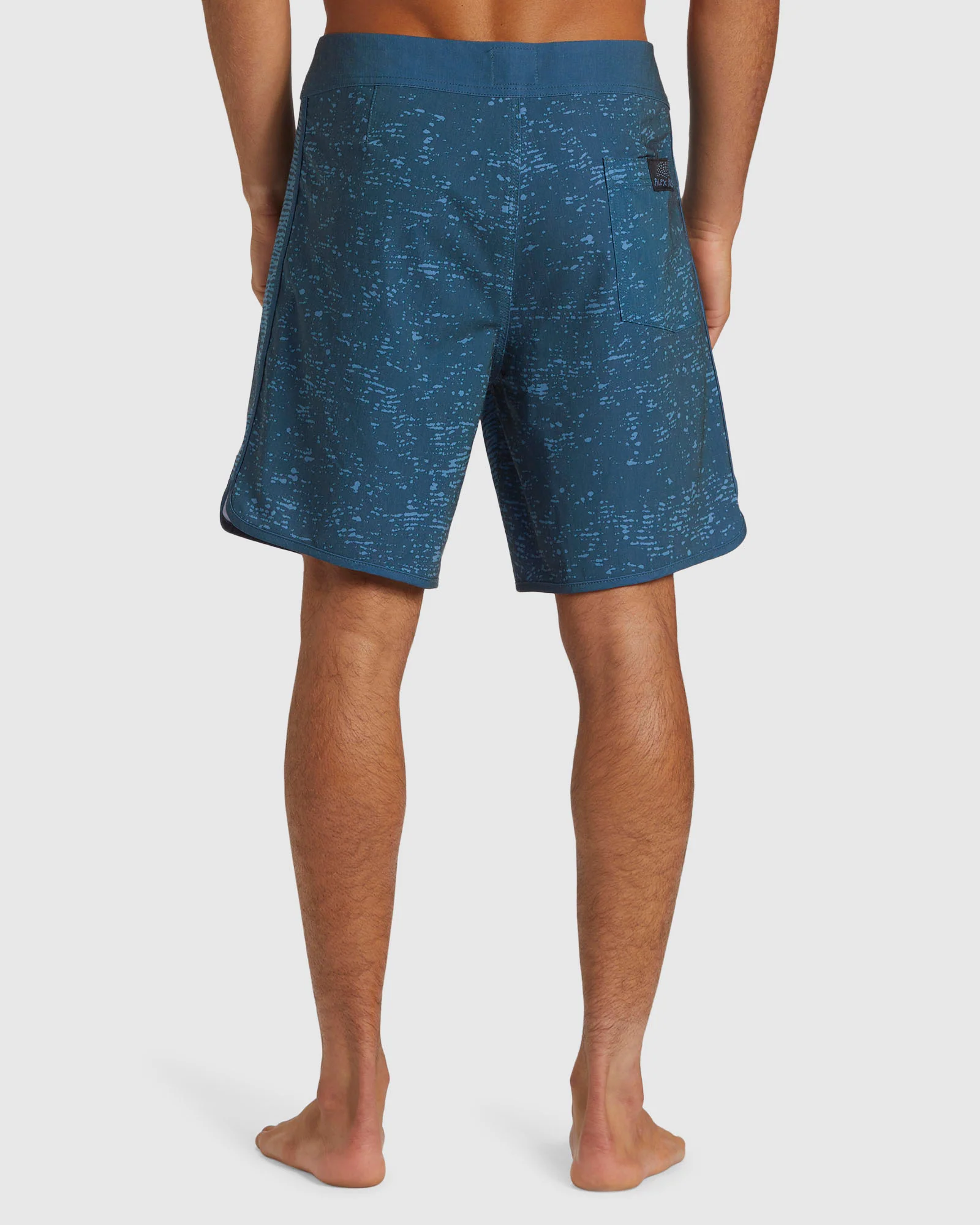 Mens Scallop Blank Canvas 18 Boardshorts