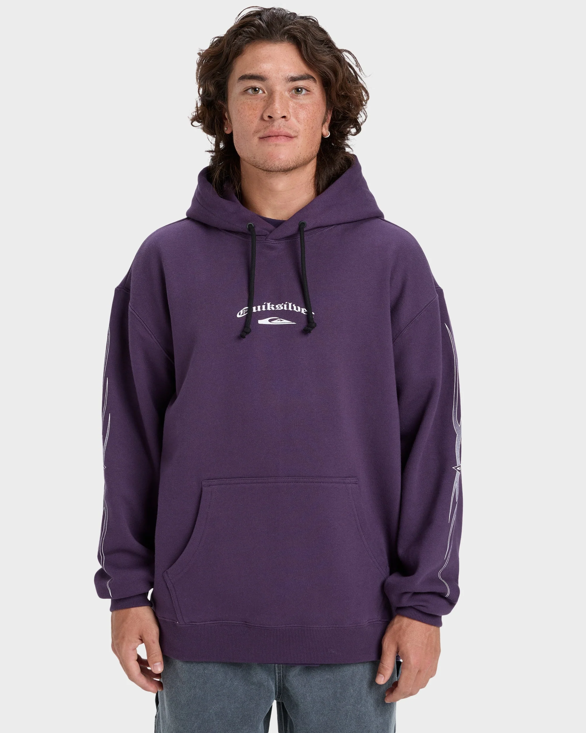 Mens Stretch Tribal Pullover Hoodie