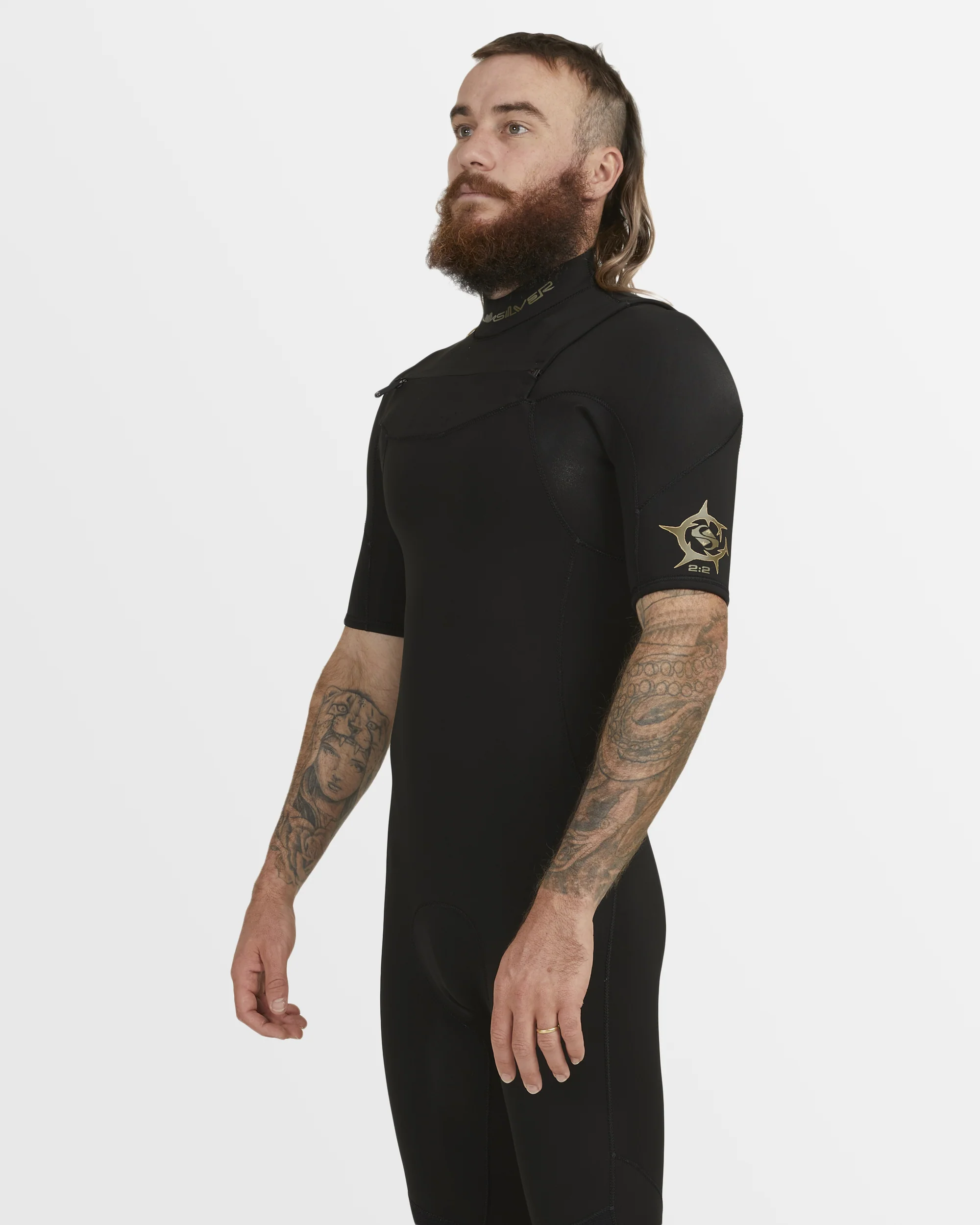 Mens 2/2mm Everyday Sessions Short Sleeve Chest Zip Springsuit