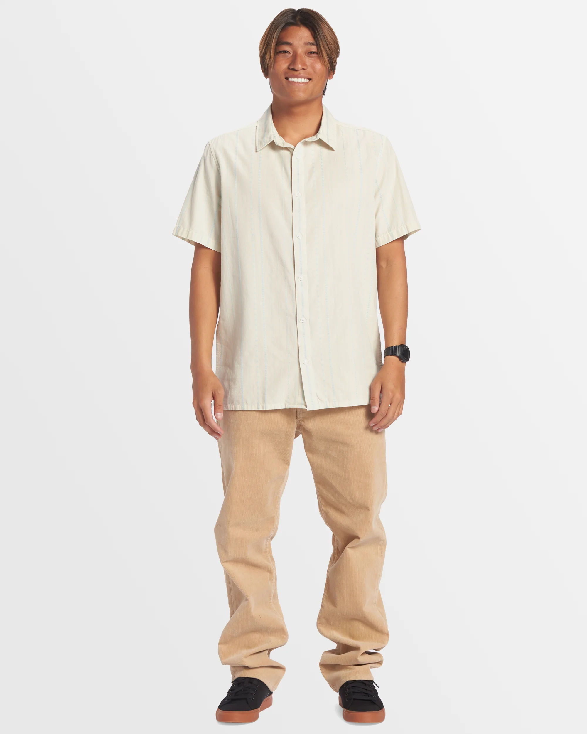 Mens Pacific Stripe Short Sleeve Shirt