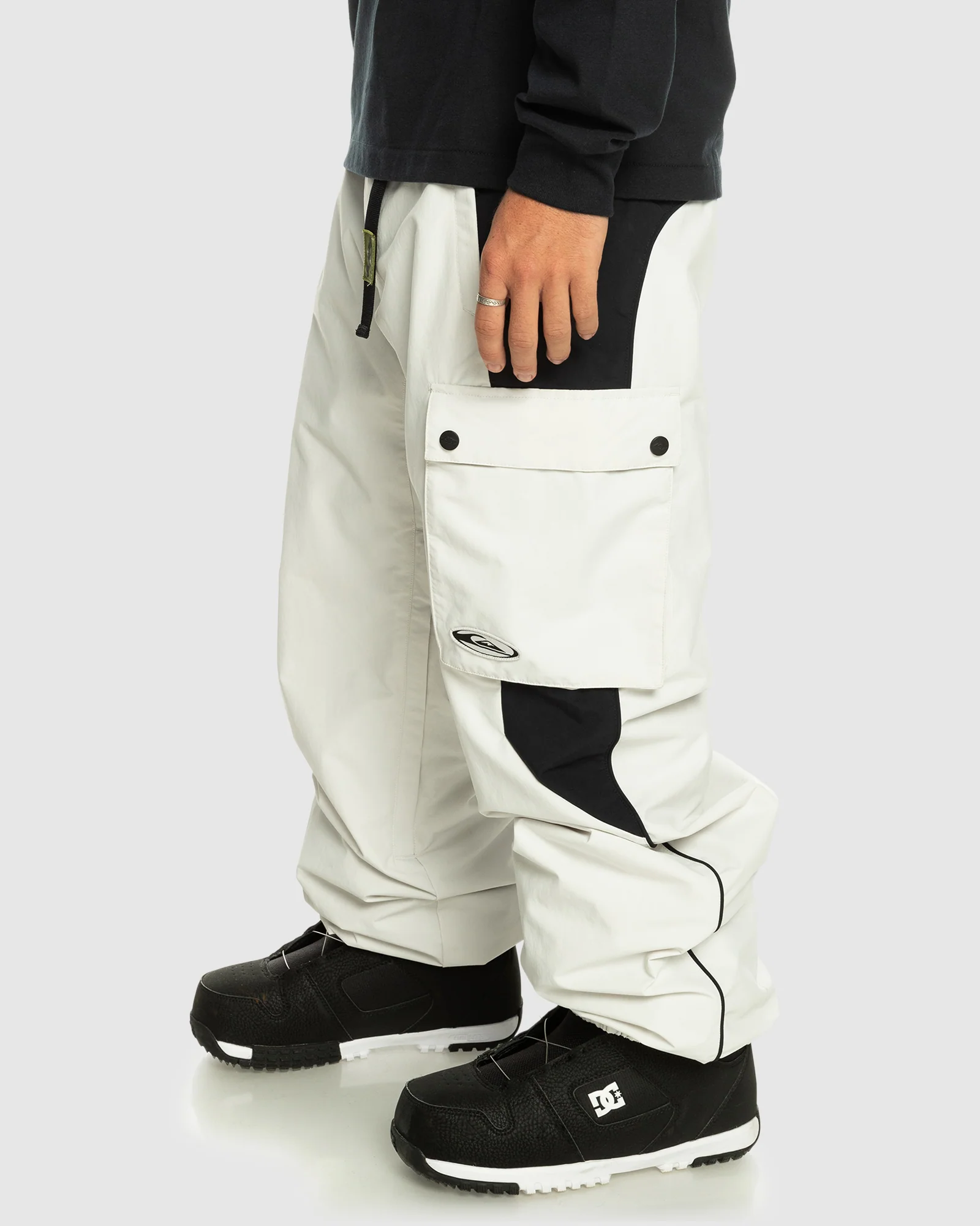 Mens Snow Down Cargo Technical Snow Pants