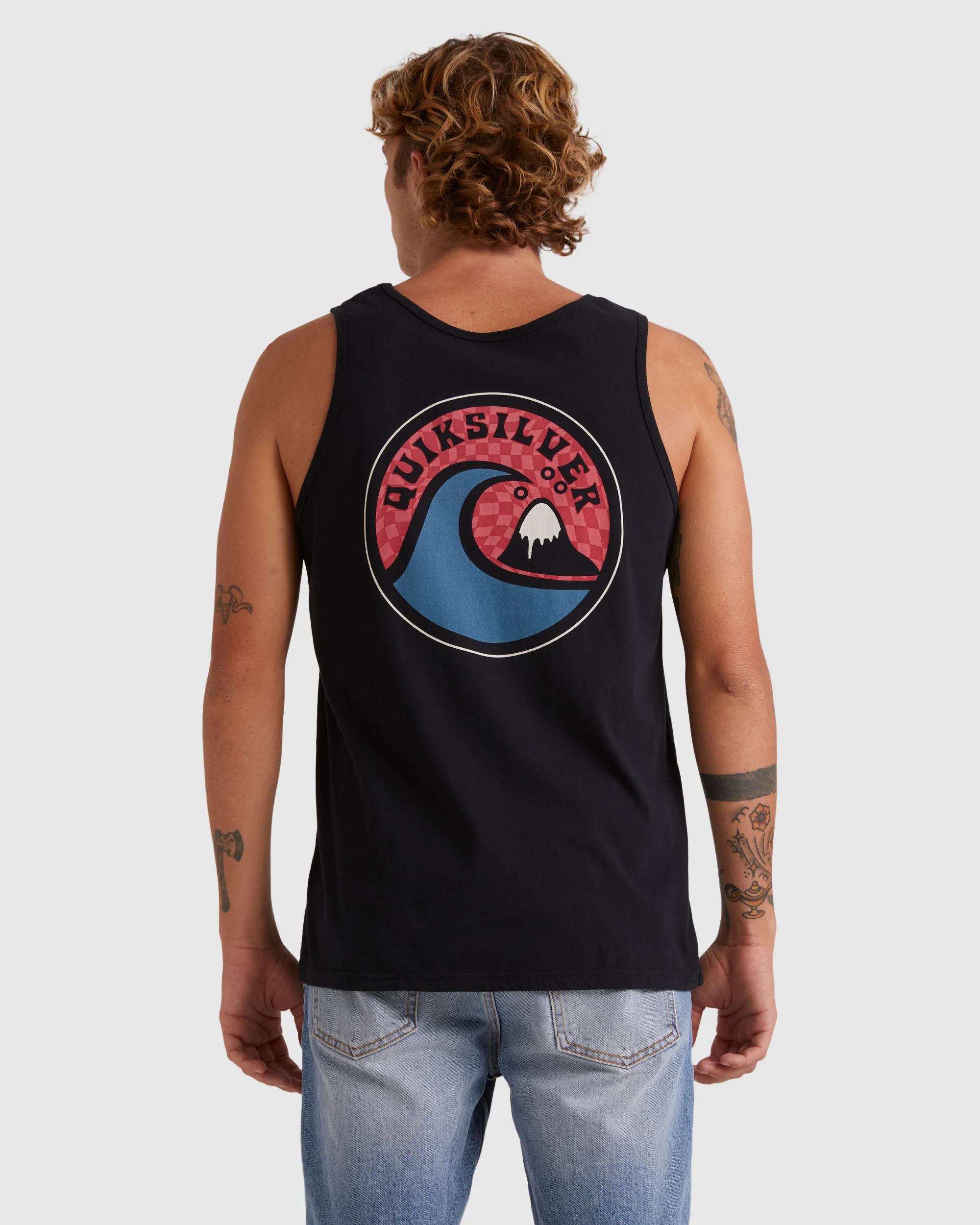 Mens Feeling The Vibe Muscle Vest Top