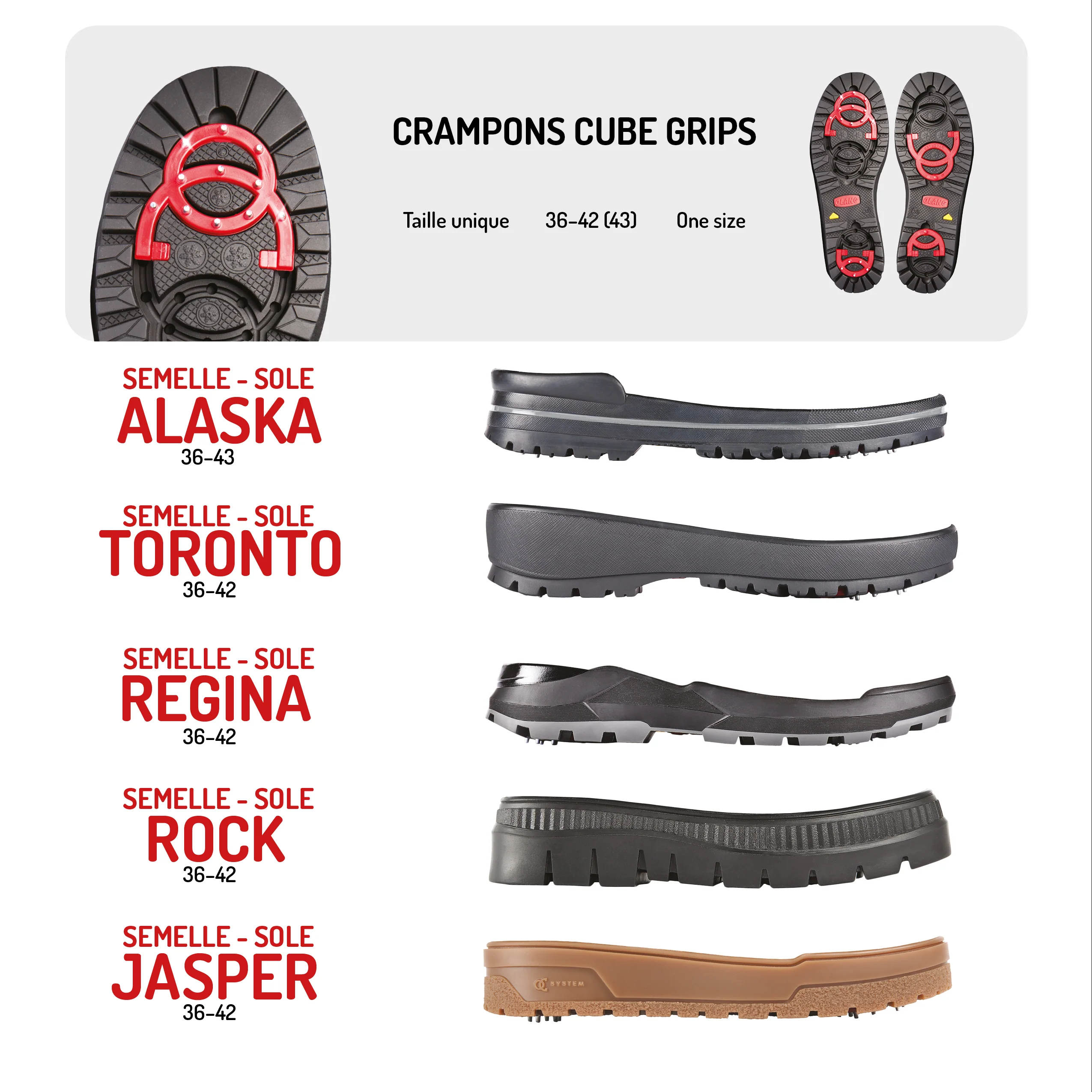 Women's Cube Grips - Set