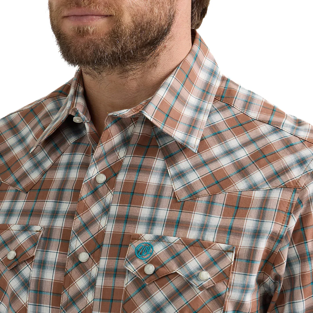 Wrangler Men's Retro Sawtooth Snap Shirt