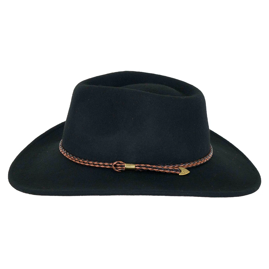 Outback Trading Co. Broken Hill Aussie Felt Cowboy Hat